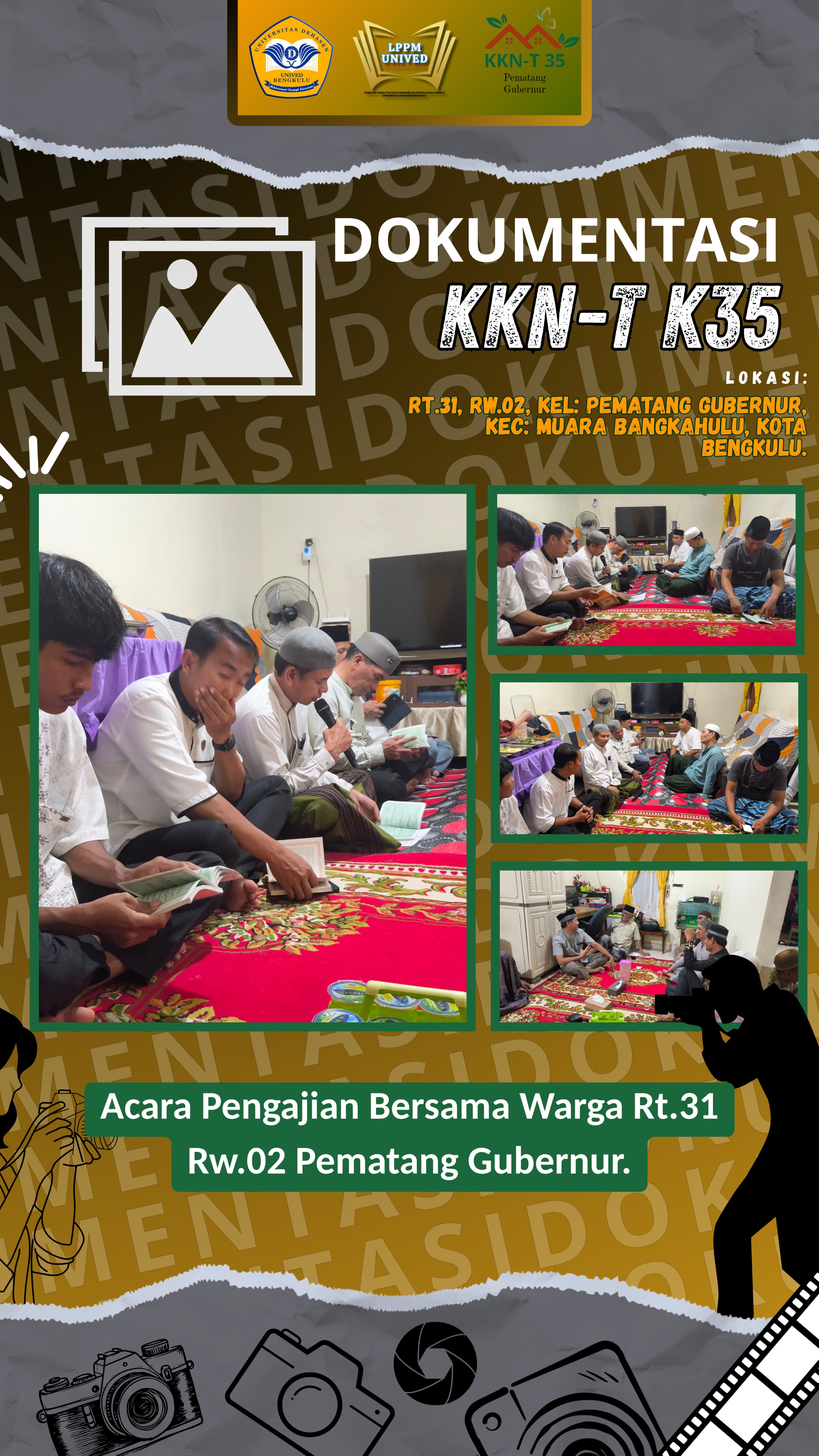Pengajian bersama warga rt 31 rw 02