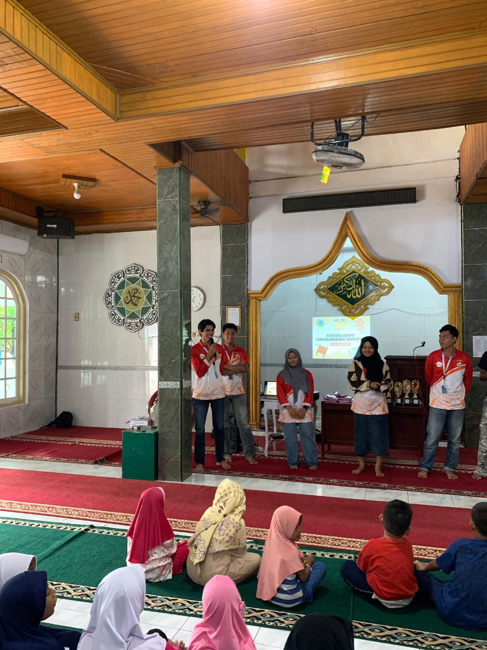 sosialisasi bersama warga dan anak anak rt 01 rw.01