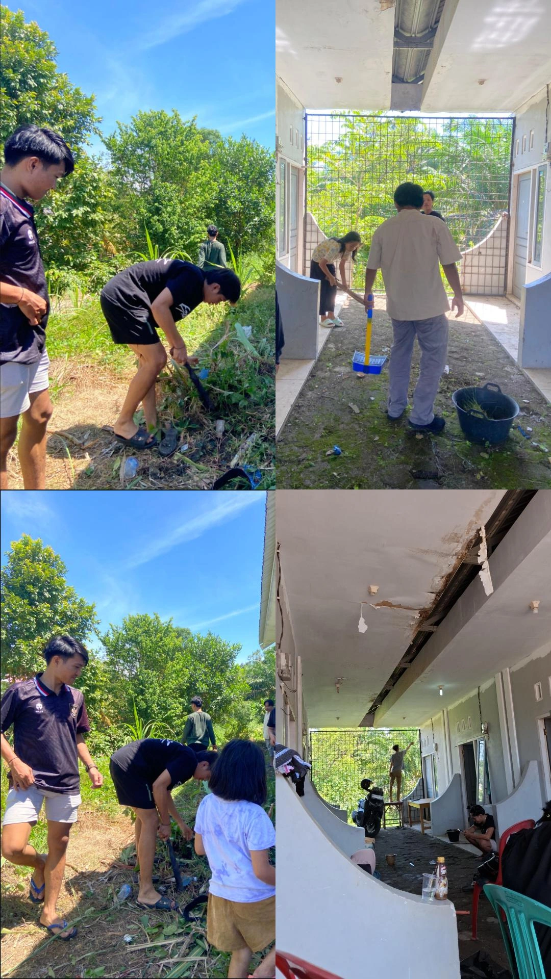 Kebersihan Posko Kelompok 28, RT 20/RW 01 Pematang Gubernur 