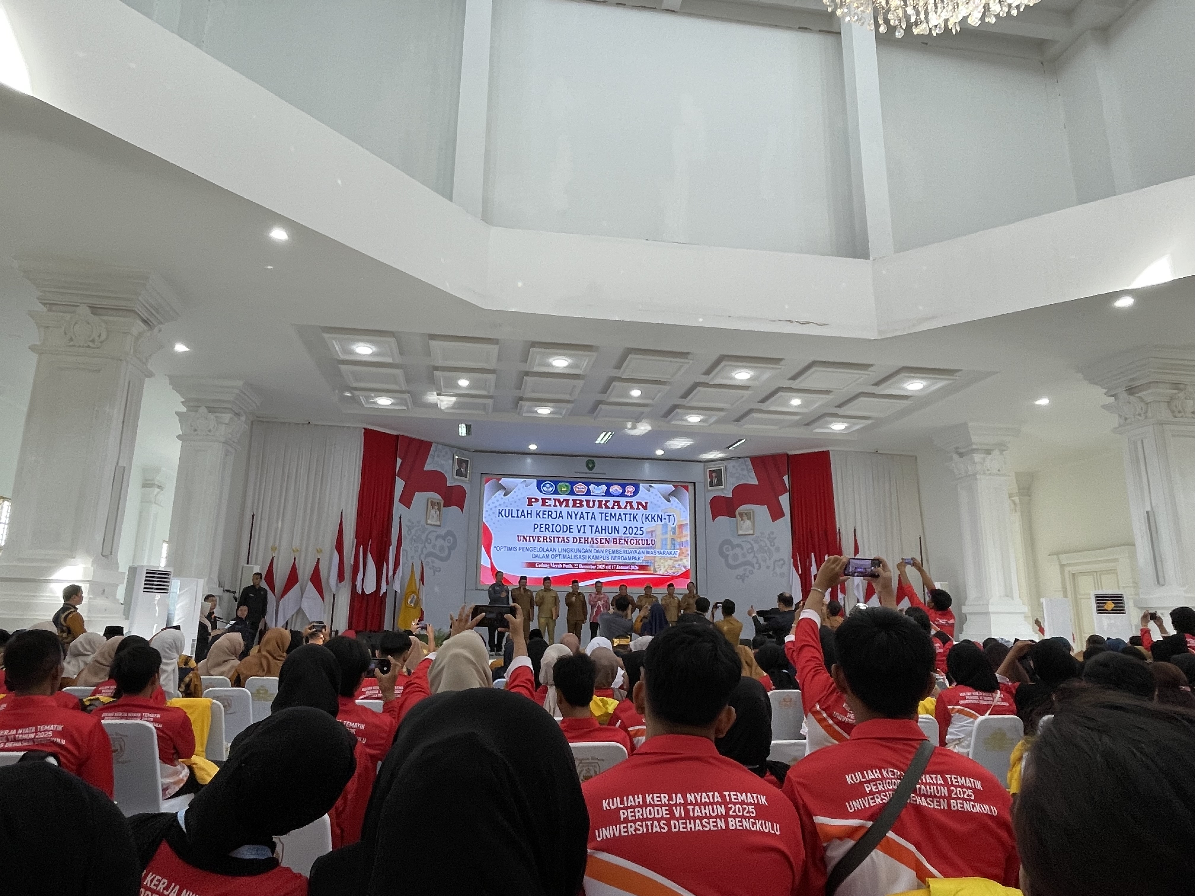 PEMBUKAAN KULIAH KERJA NYATA TEMATIK (KKN-T) Periode VI Tahun 2025 Universitas dehasen bengkulu