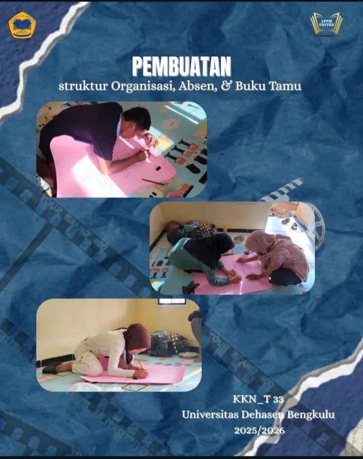 pembuatan struktur organisasi KKN kelompok 33