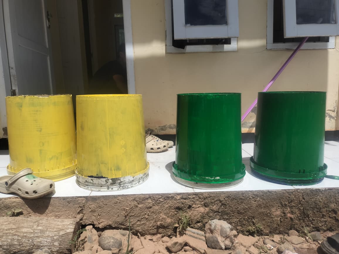 pembuatan proker tong sampah 