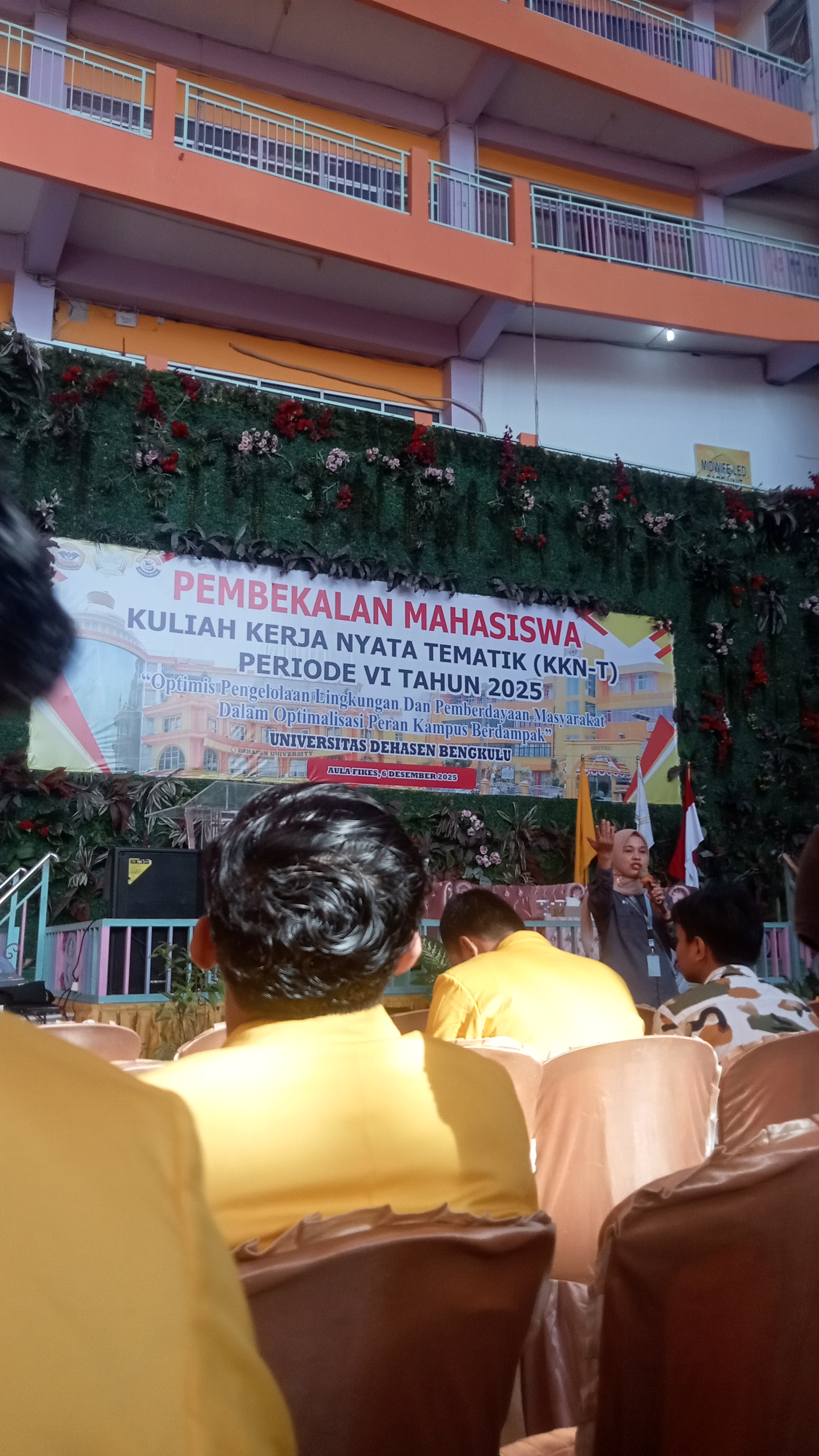 Pembekalan mahasiswa kuliah kerja nyata tematik(KKN-T) preode VI tahun 2025