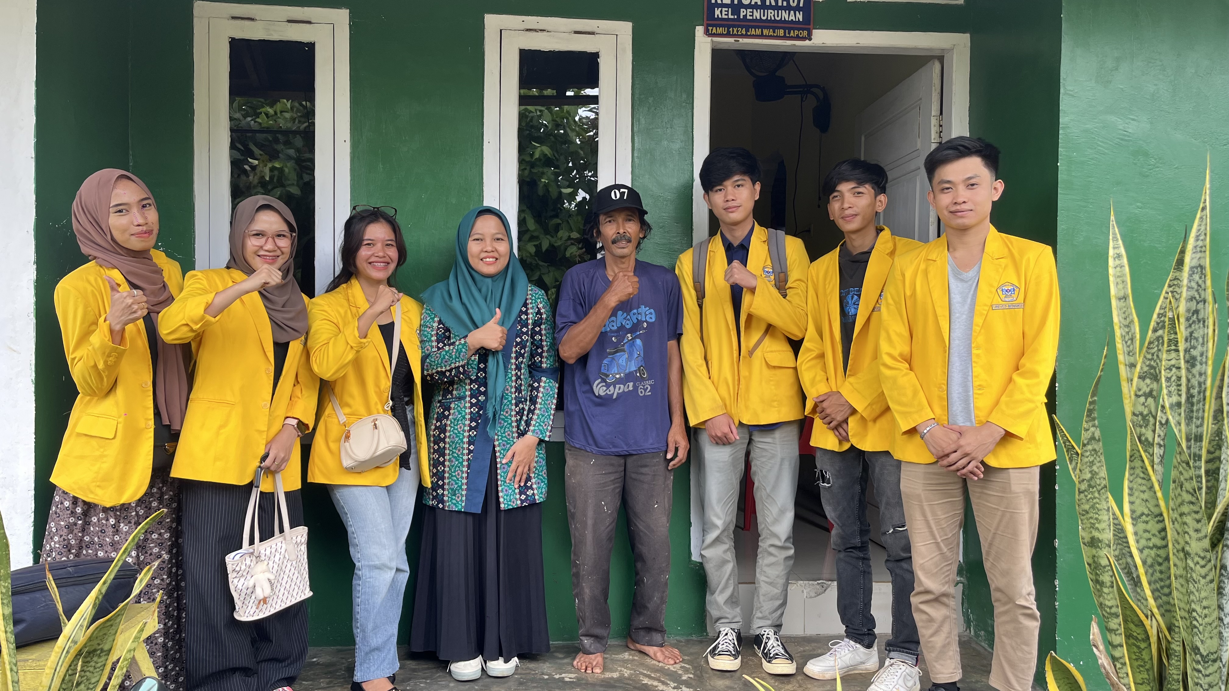 Penjajakan lokasi kkn dan pertemuan bersama ketua RT07 kelompok 44