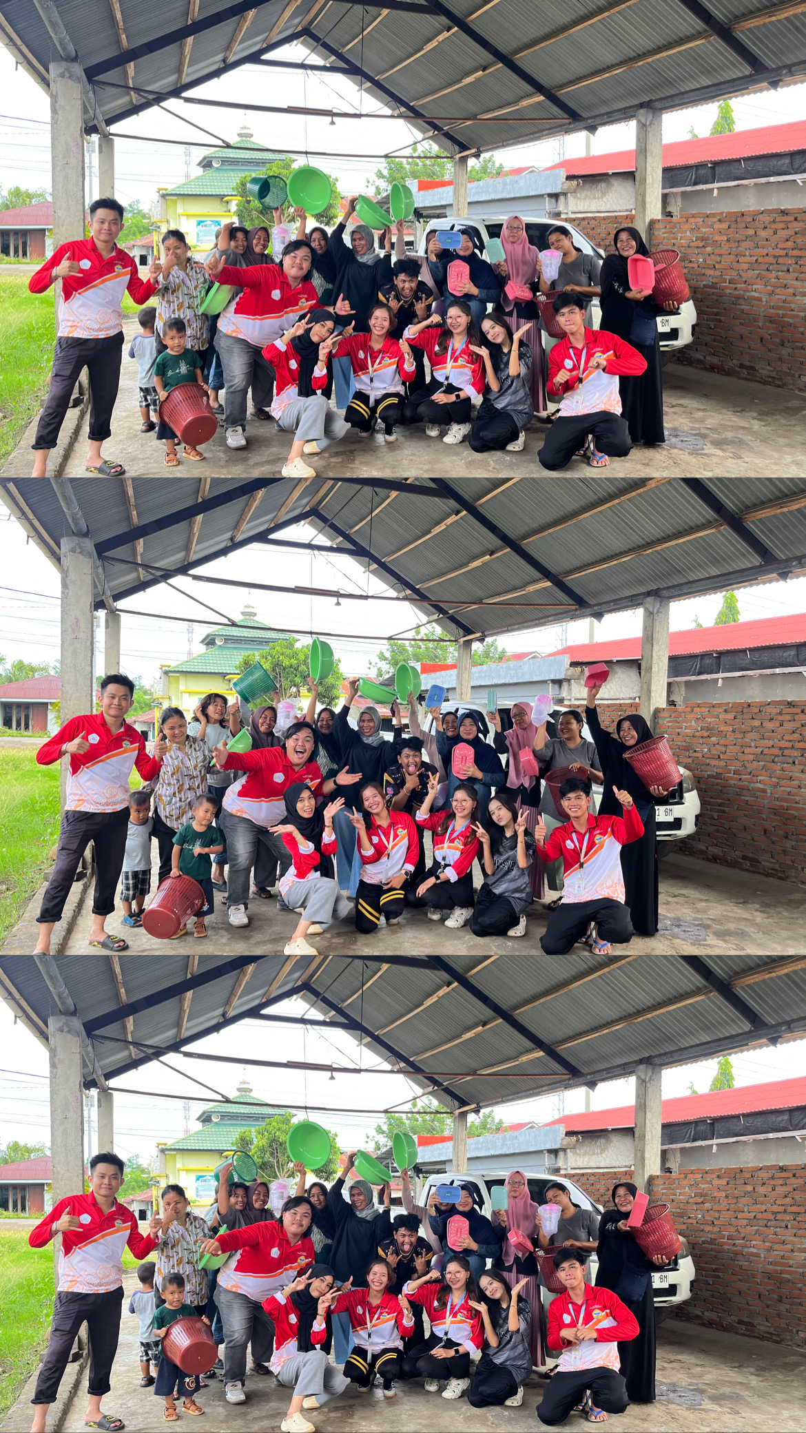 Senam pagi bersama warga RT 07 penurunan 