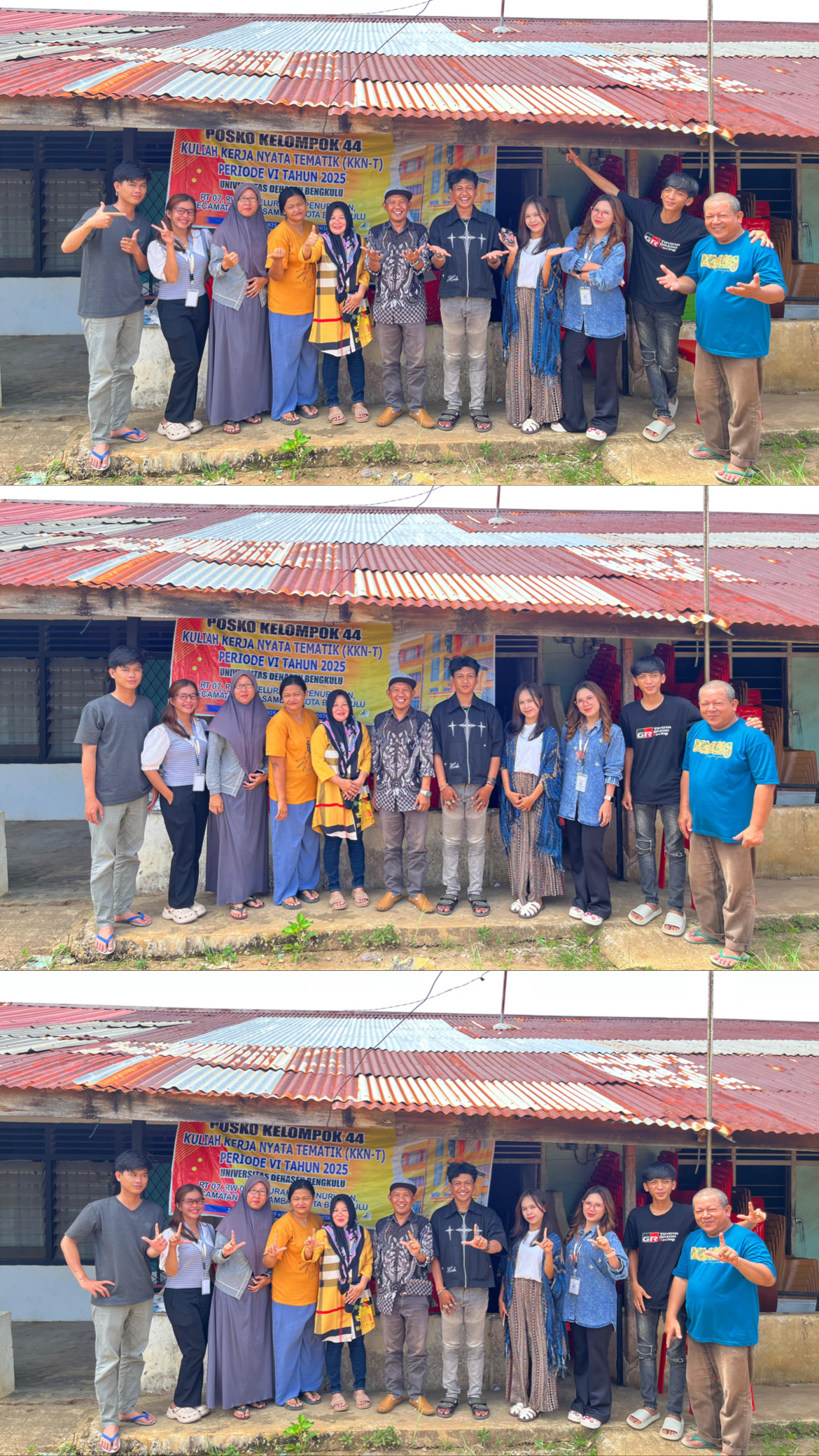 Perpisahan bersama bapak lurah dan ibuk” bank sampah