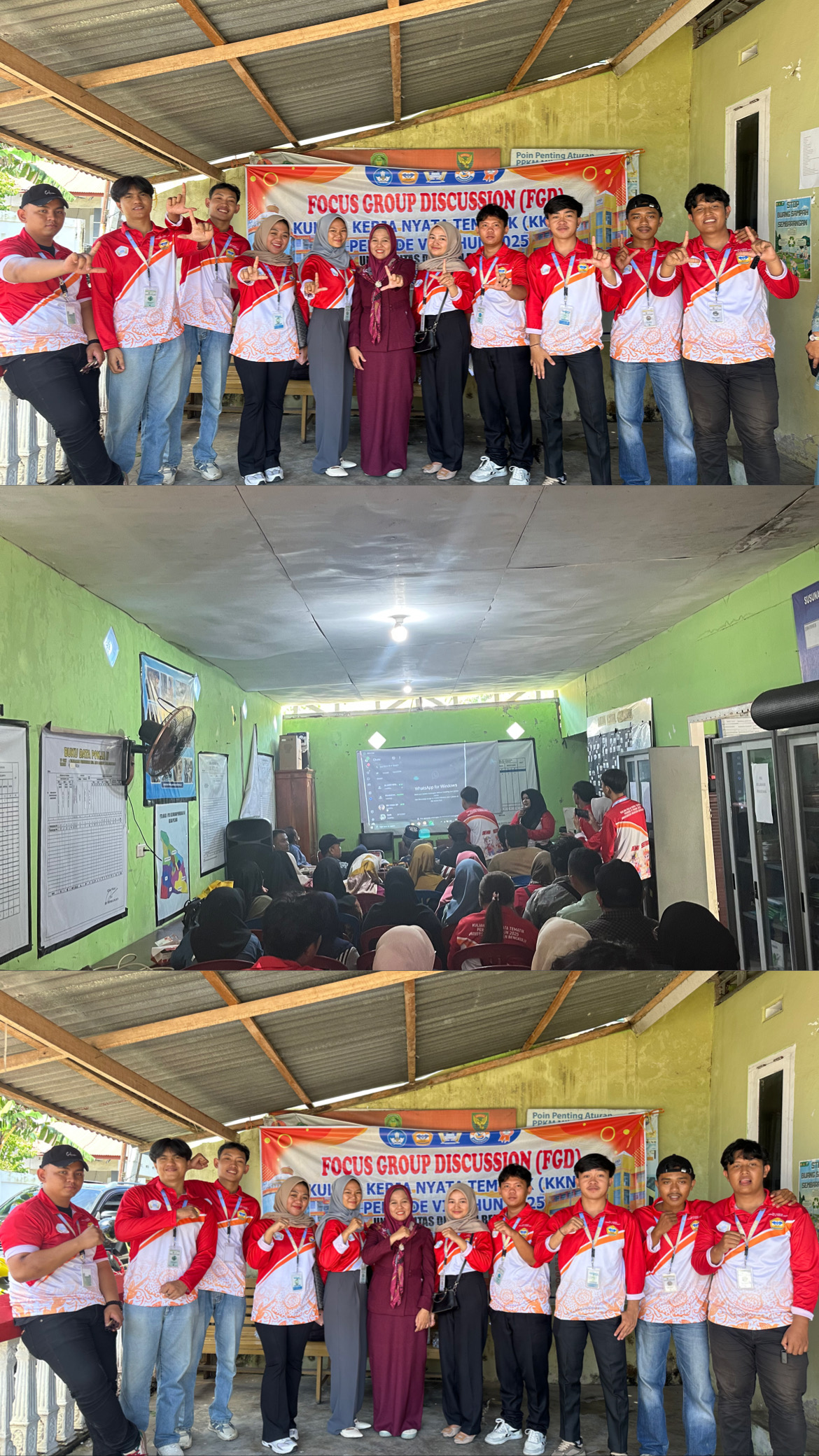 Berpastisipasi dalam kegiatan FGD di desa penurunan.