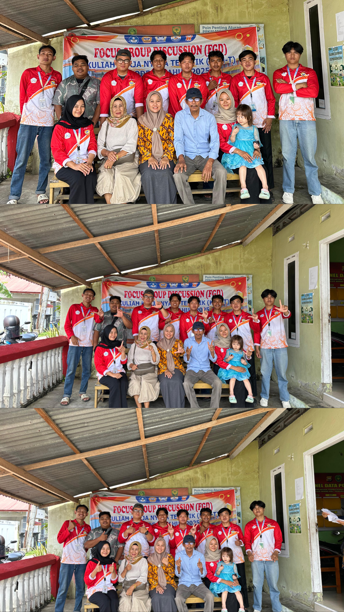 kegiatan acara FGD ke 2 di kantor lurah penurunan kota bengkulu.