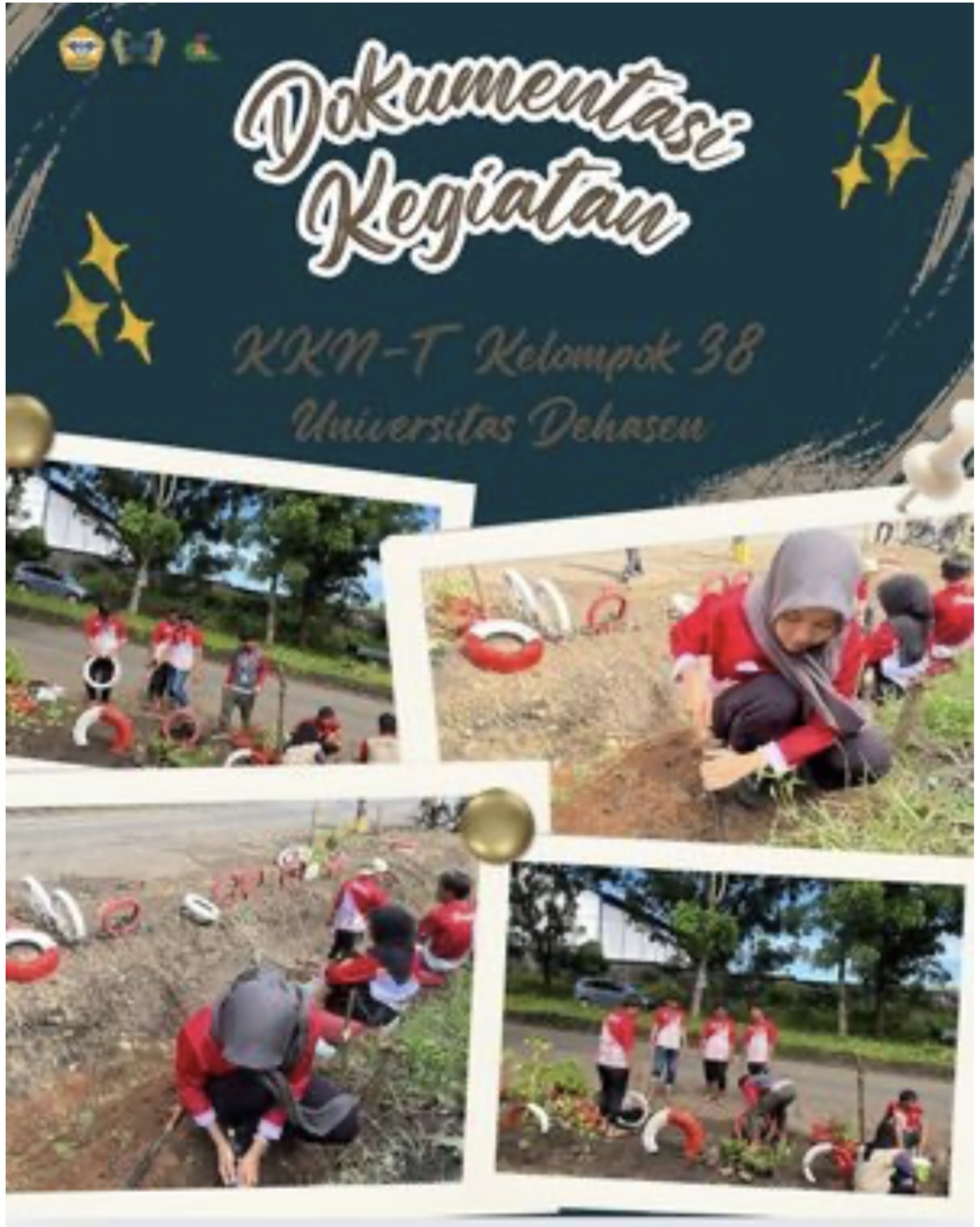 Kolaborasi Mahasiswa KKN dan Masyarakat dalam Pembuatan Taman Lingkungan di Betungan