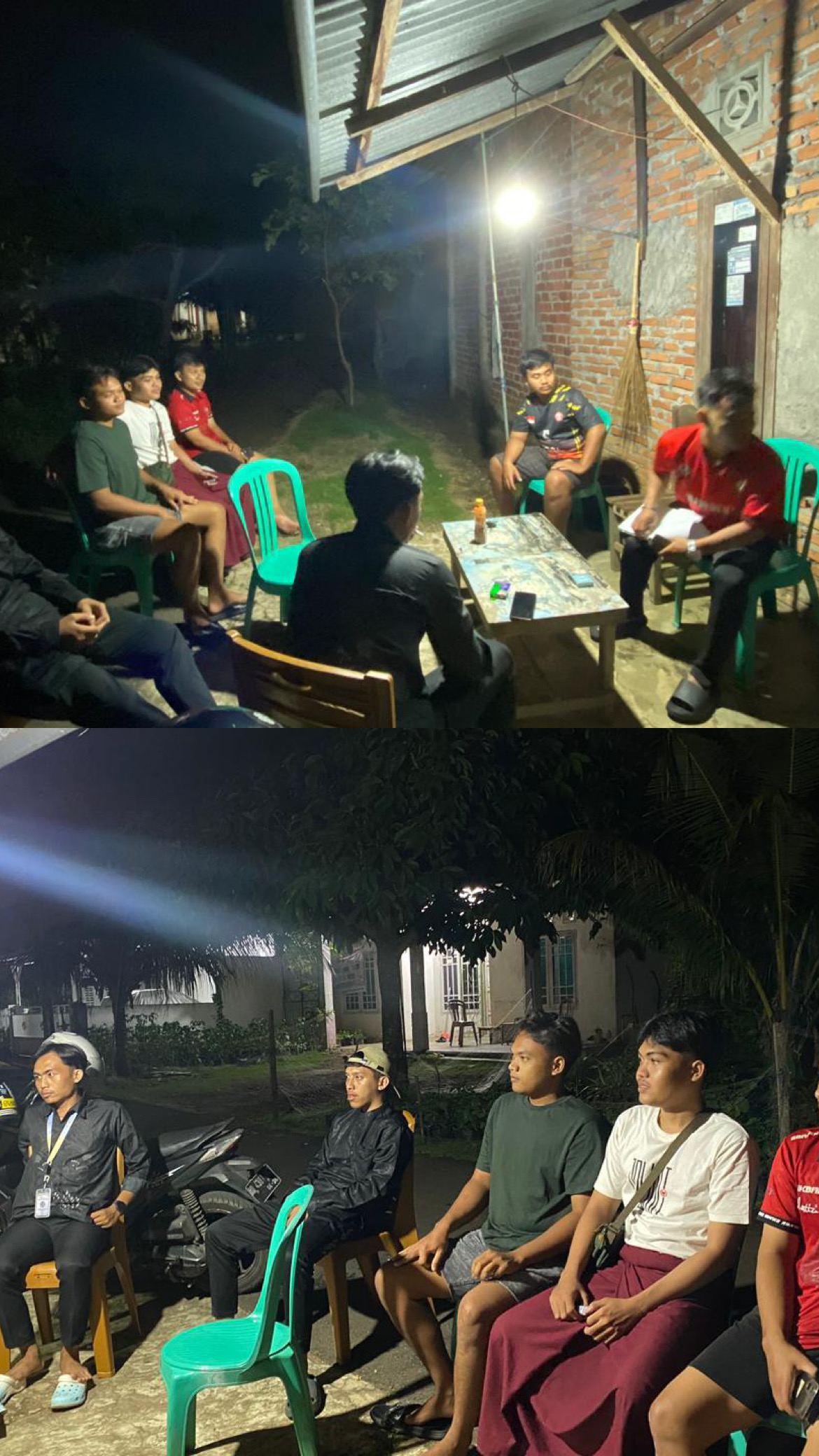 Rapat ketua kelompok 36-39 untuk membahas acara FGD pada tanggal 26 Desember 2025