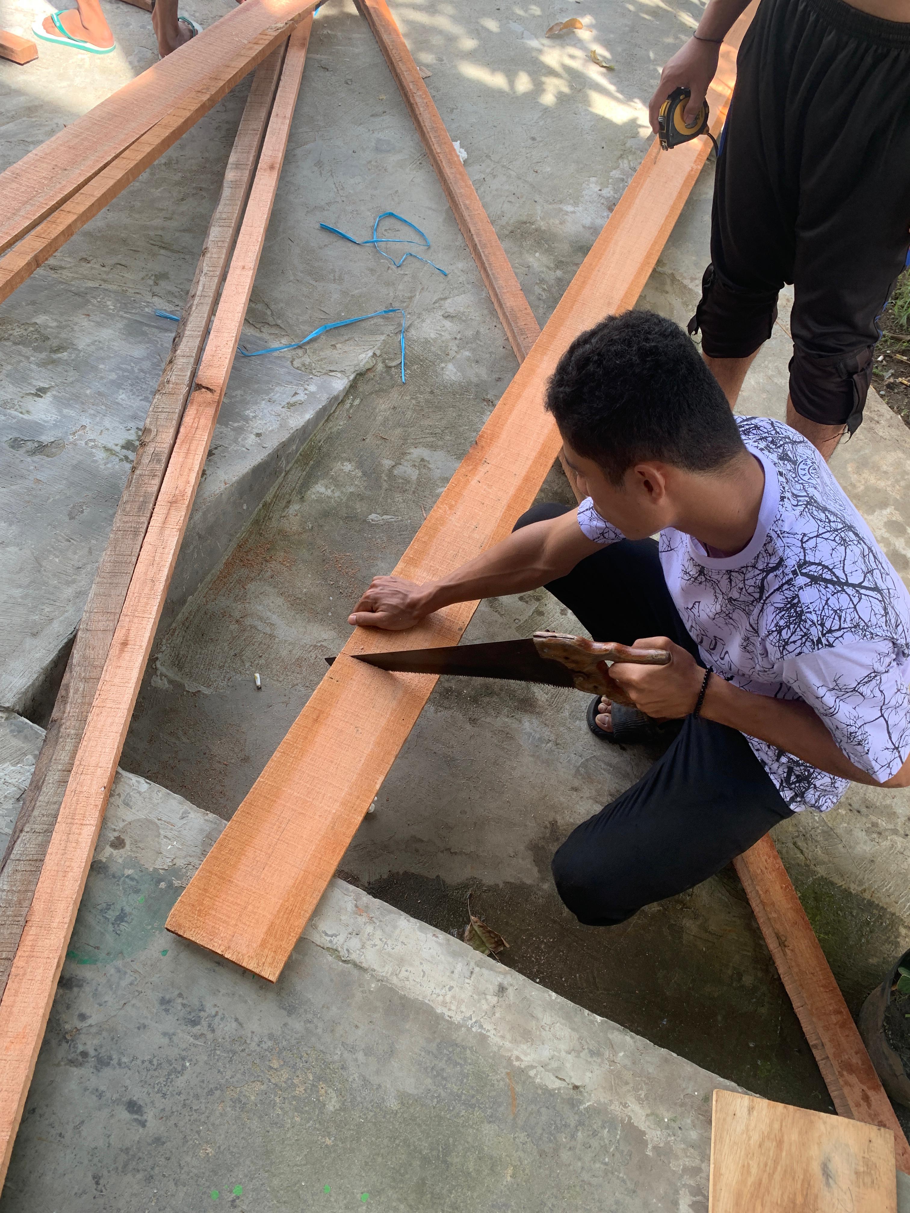 Program Kerja, membuat Plang Kebersihan.