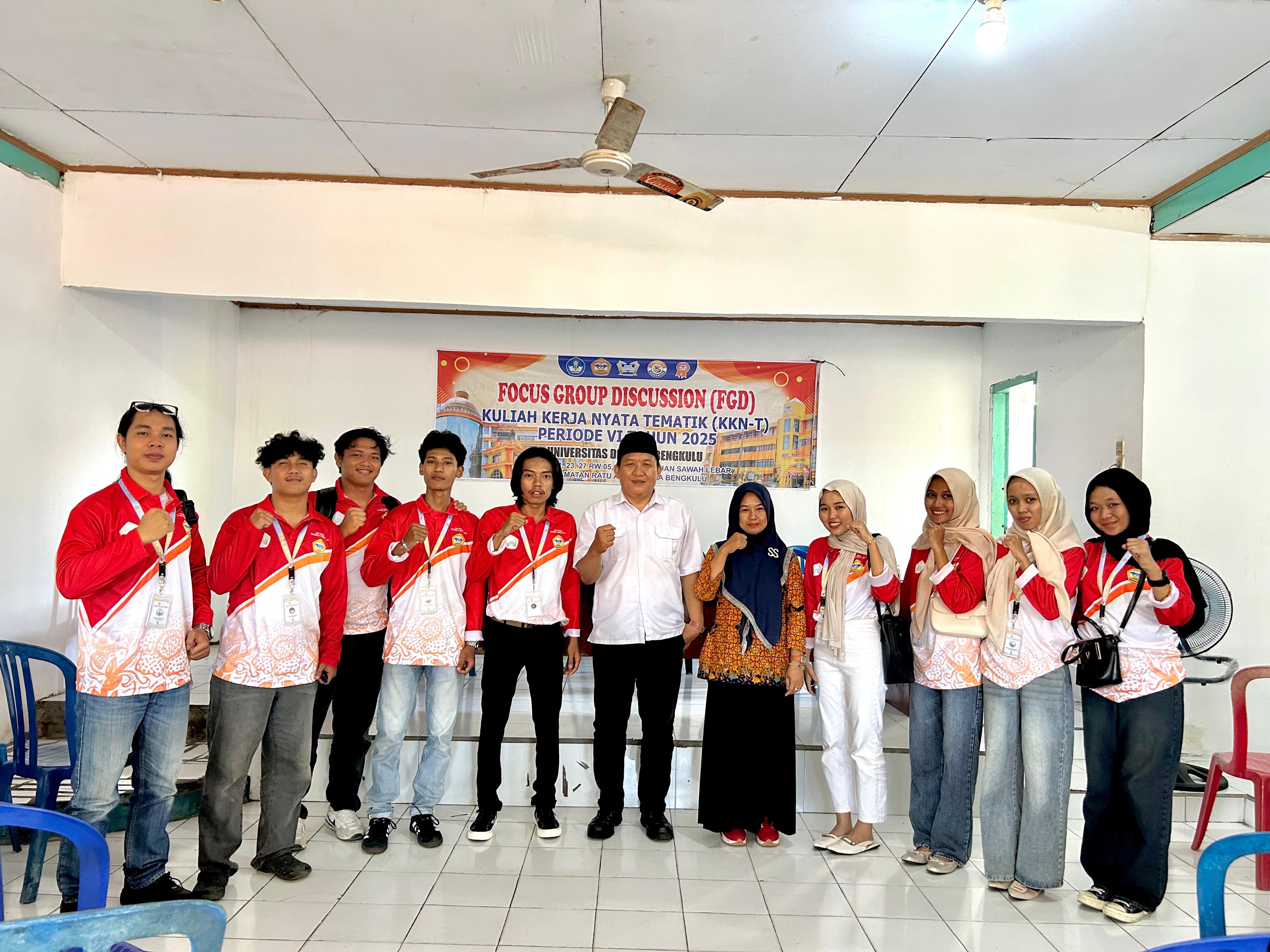 FGD dikantor lurah sawah lebar kota bengkulu