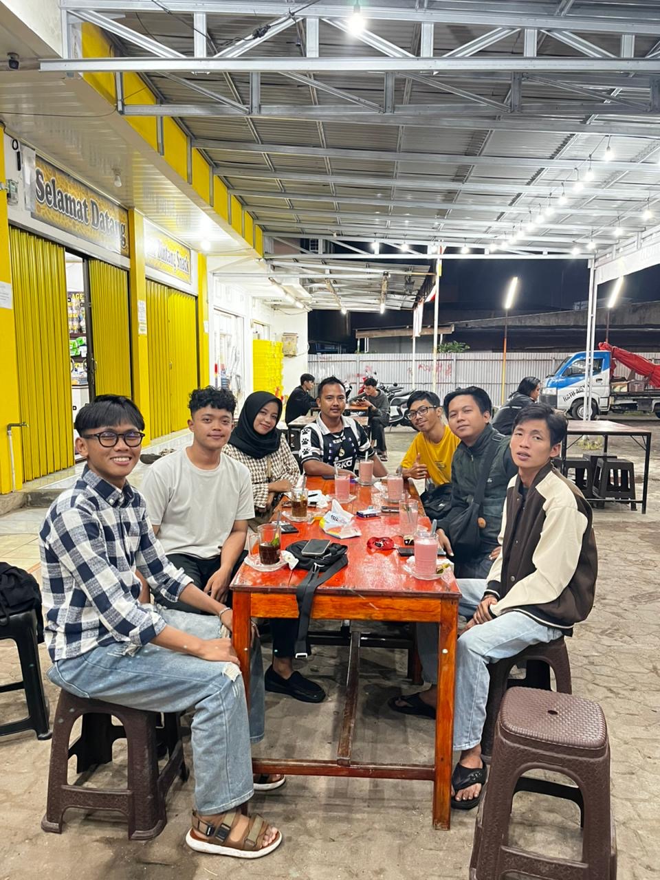 Pertemuan Pertama Kelompok 66 KKNT Pematang Gubernur