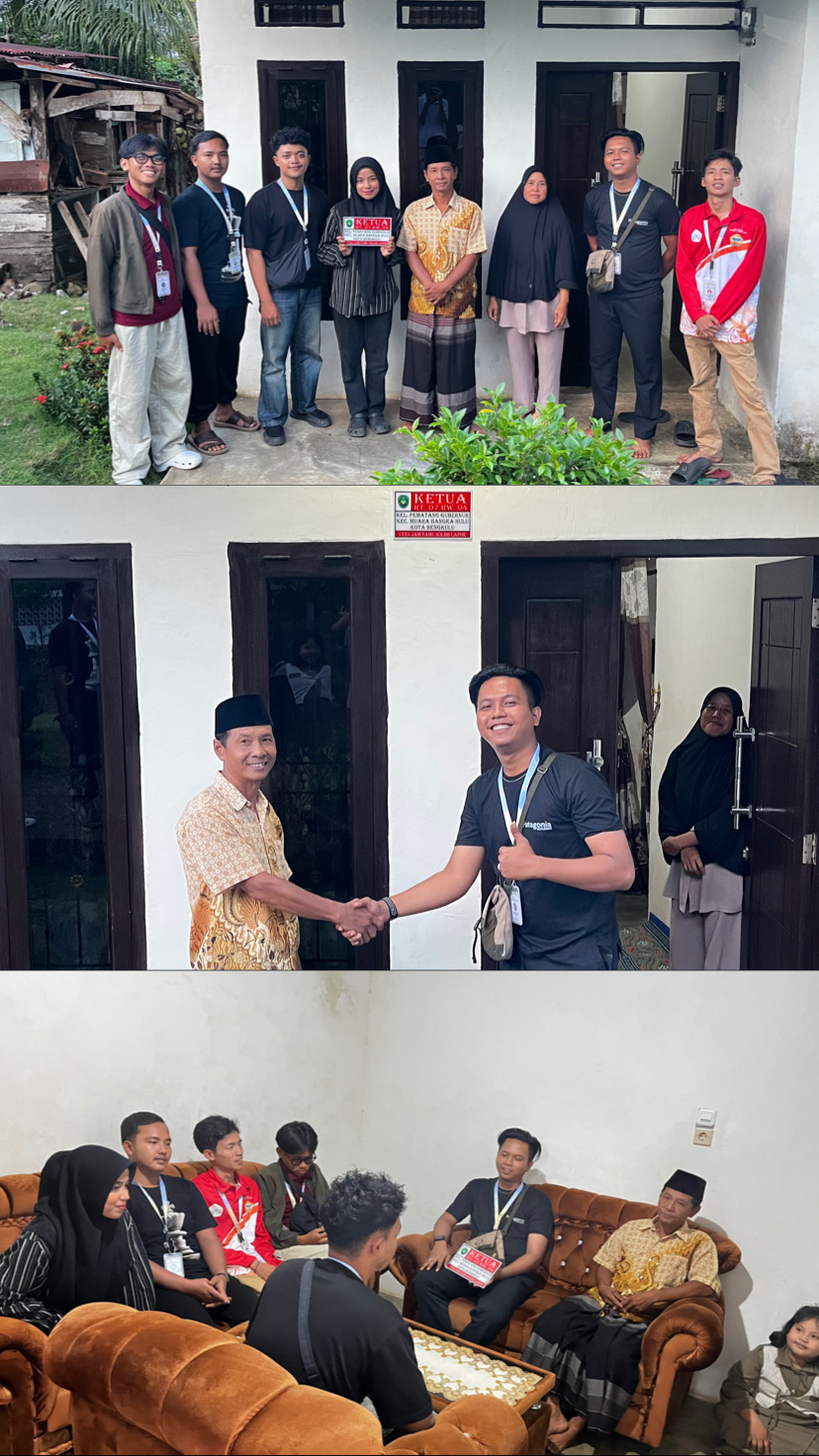 Pemasangan Plakat Dirumah Ketua RT.07