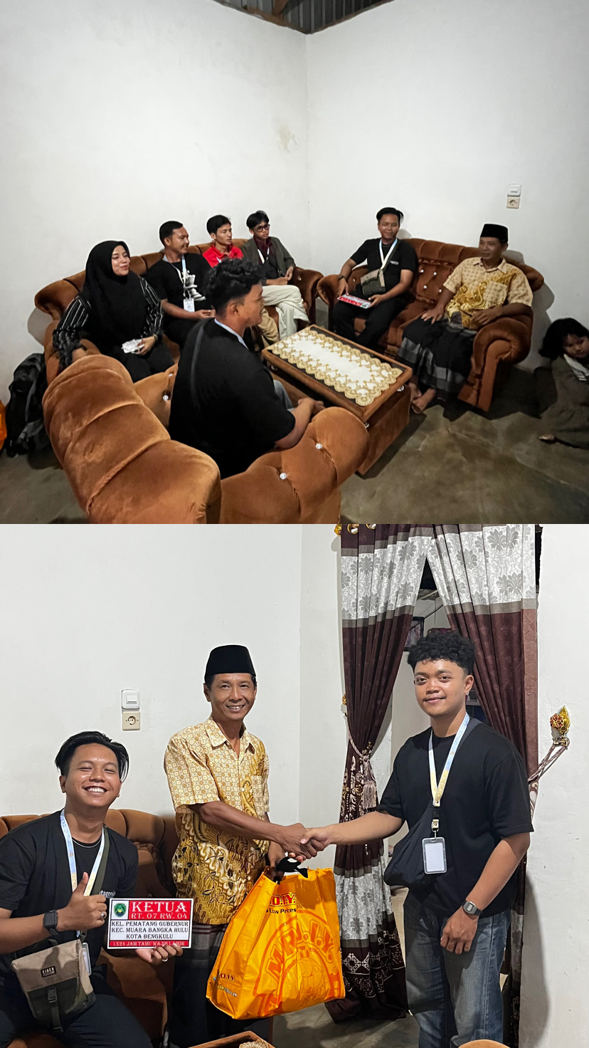 Berpamitan dengan Ketua RT.07