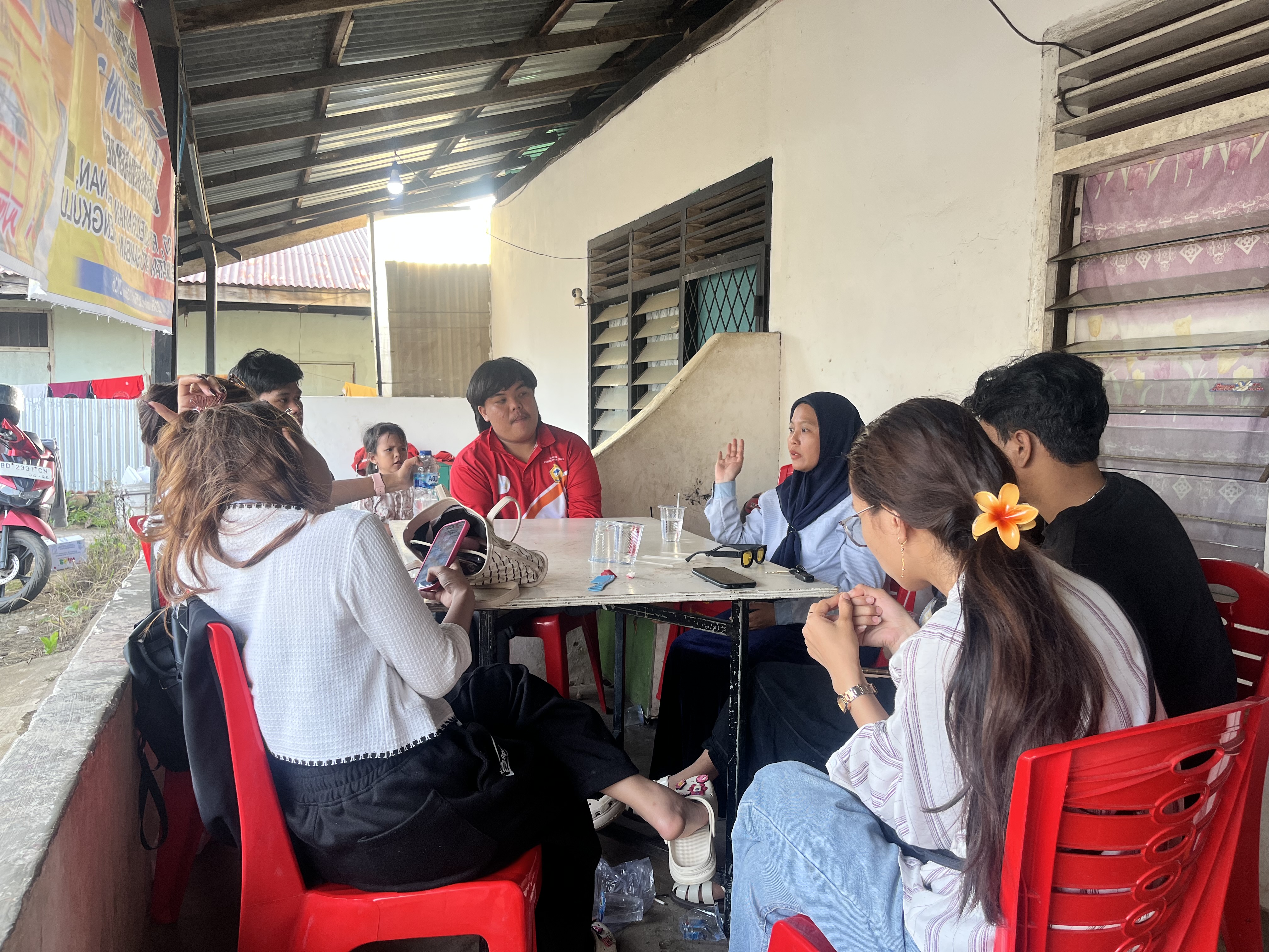 Diskusi dengan DPL terkait taman dan laporan KKN