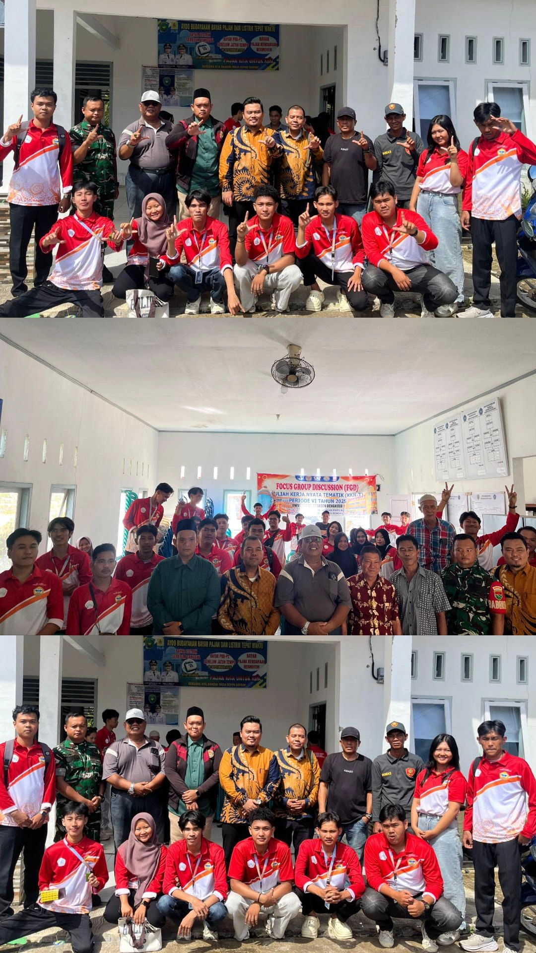 KEGIATAN PENARIKAN MAHASISWA KKN T KELOMPOK 56-59 DI KANTOR LURAH PINTU BATU  