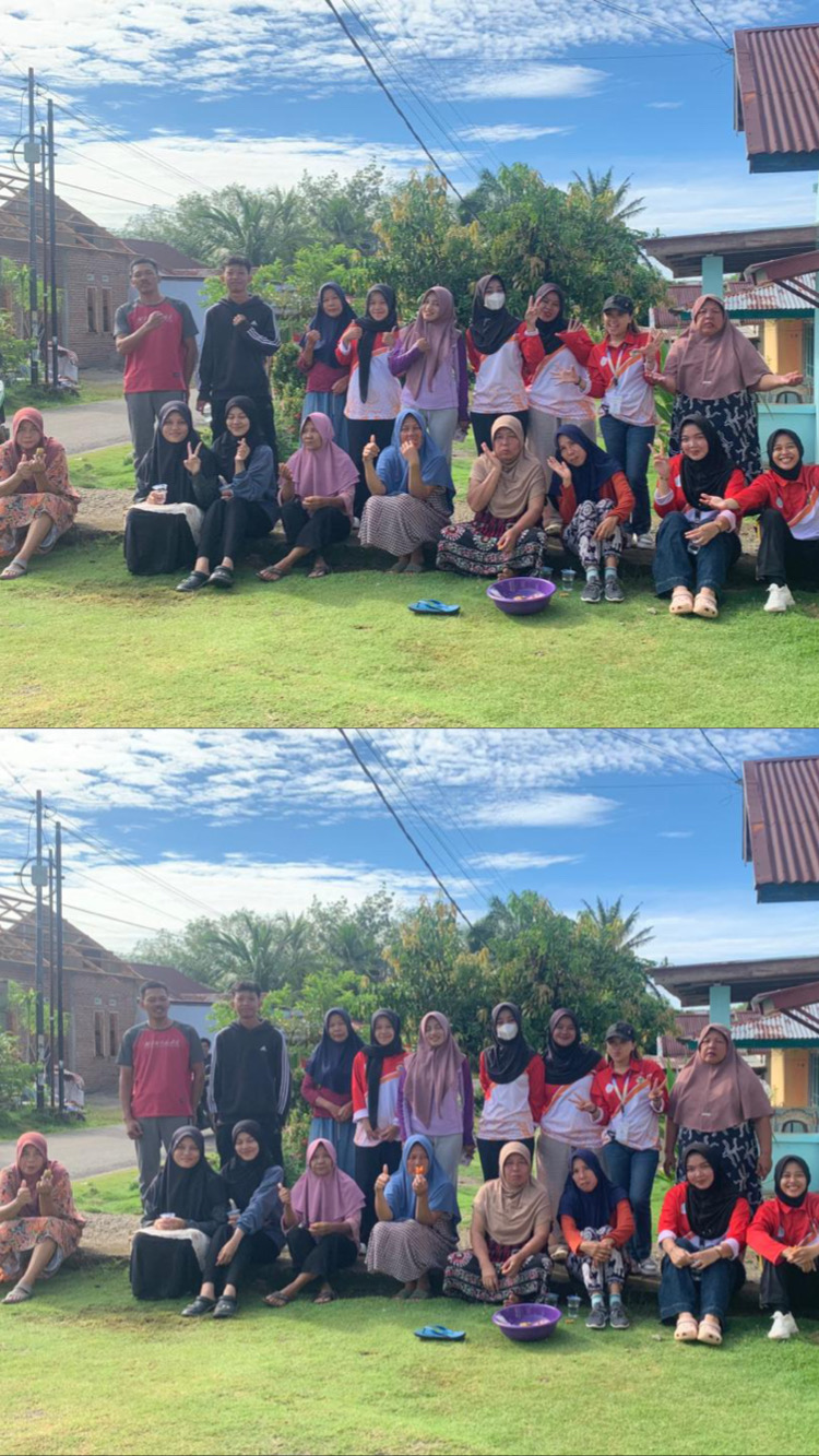 Kegiatan senam sehat bersama warga rt 8 rw 5pematang gubernur 