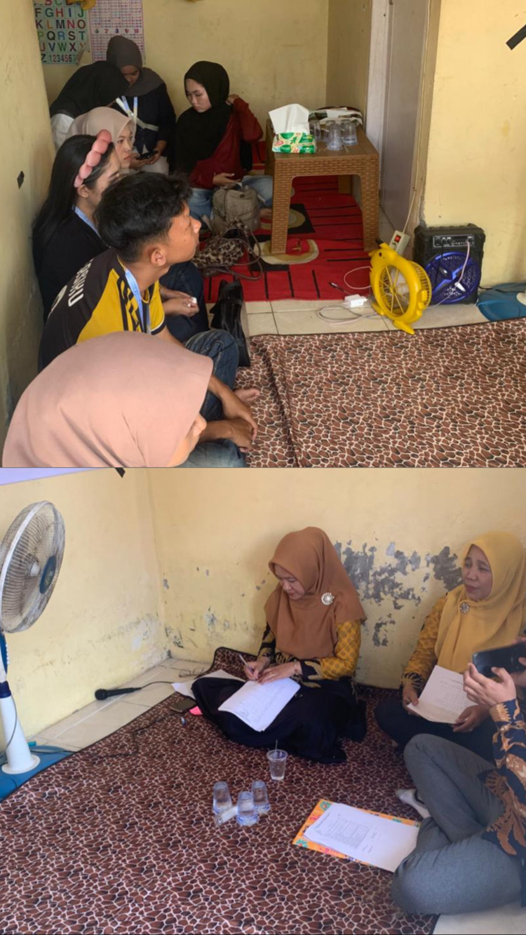 Pihak LPPM mendatangi lokasi posko kkn 