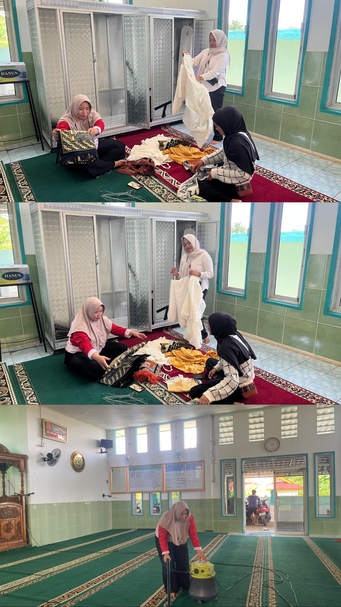  Kegitan gotoroyon memberikan masjid rt17 ,02pematang gubenur