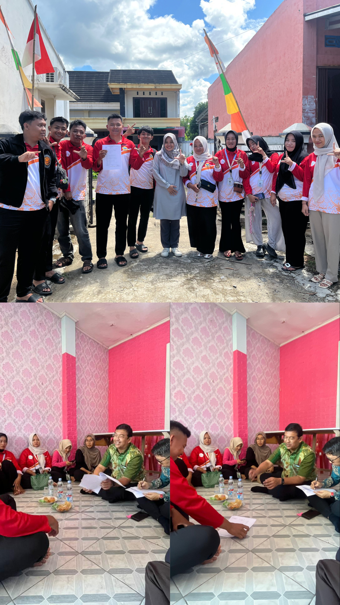 Monitoring  dari Lppm ke posko 32  pematang gubenur 