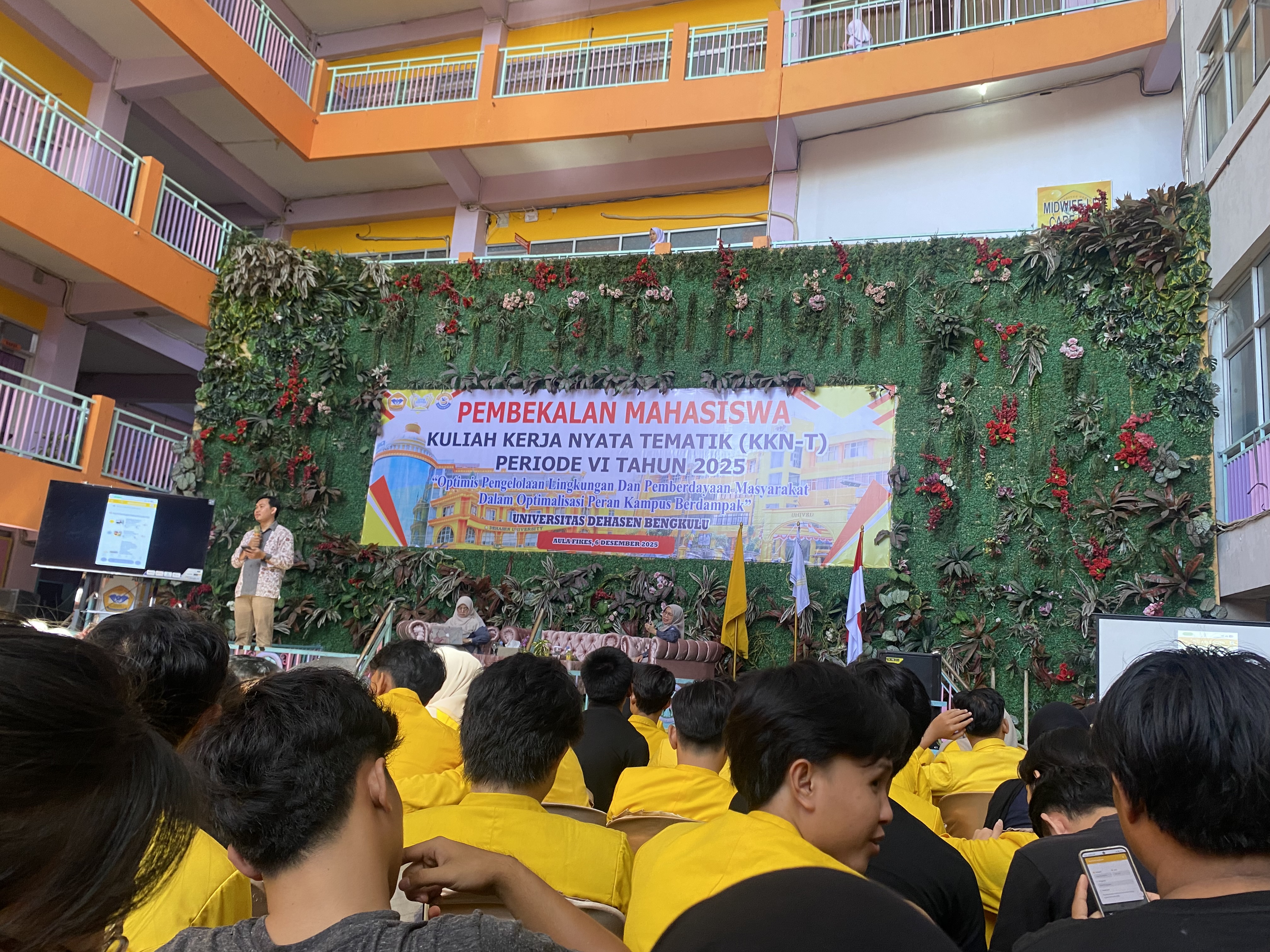 1. Pembekalan mahasiswa kulia kerja nyata tematik(KKN-T) periode Vl tahun 2025 