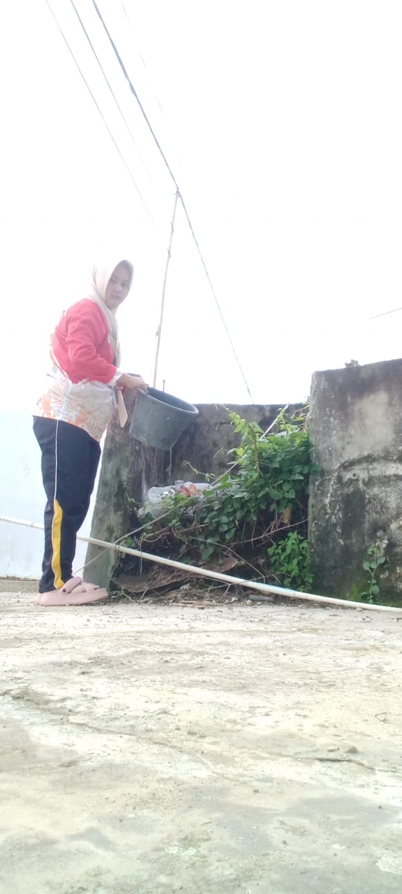 bakar sampah di Ingkung paud pasar pedati 