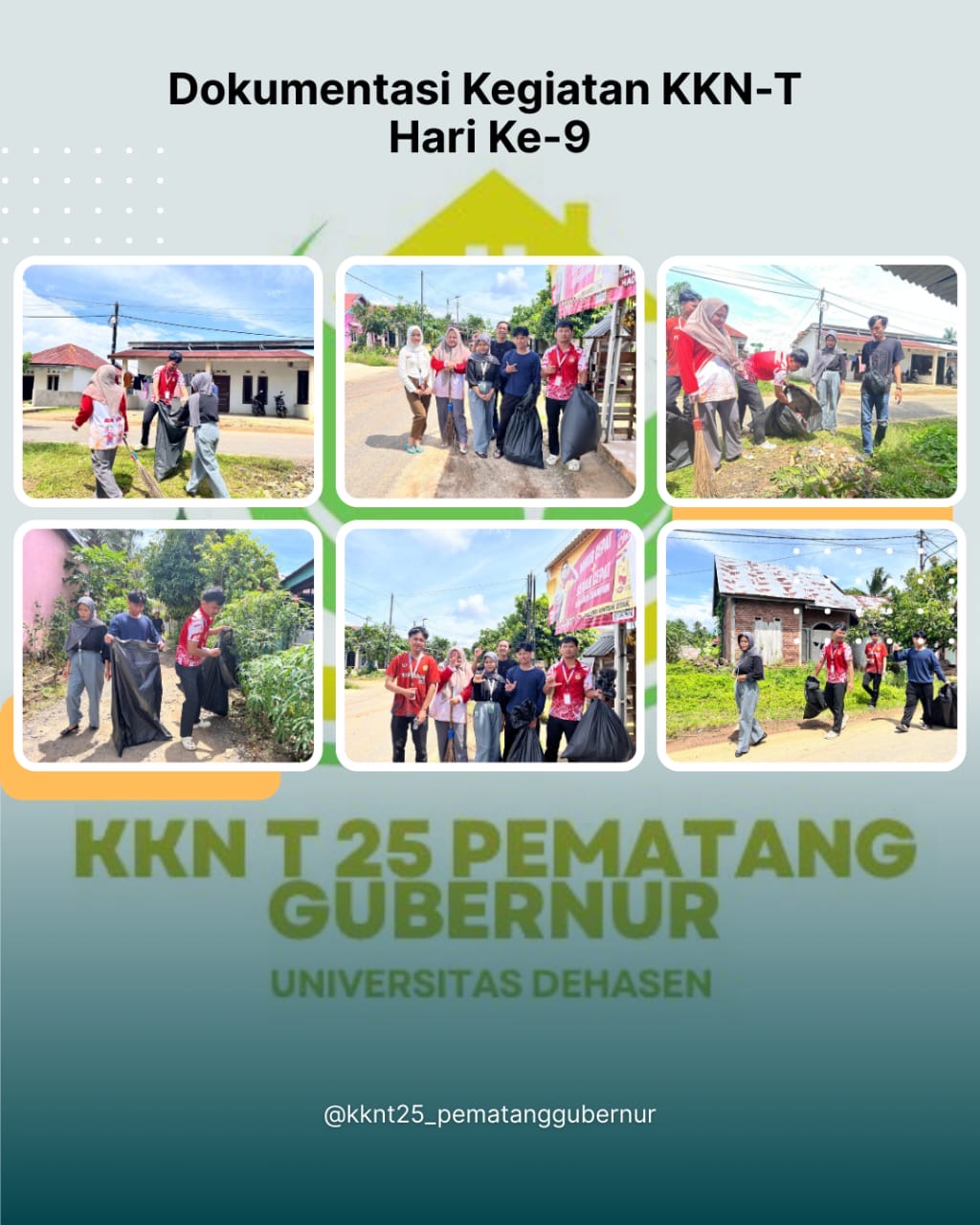 Aksi bersih lingkungan di rt 33 rw 04 yg sehat dan bebas sampah