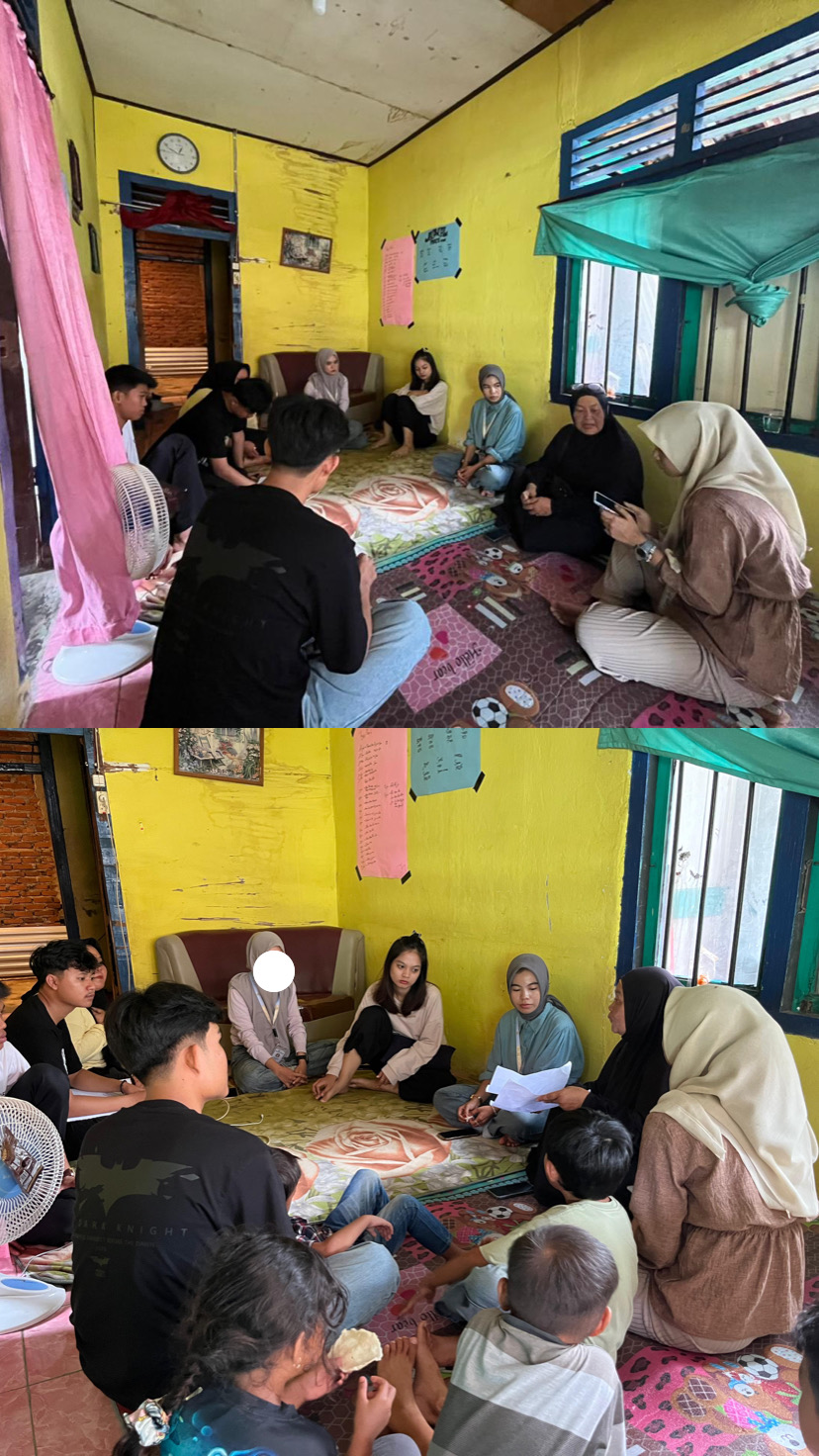 KUNJUNGAN IBU DPL KEPOSKO KKN  RT 14 PENURUNAN 