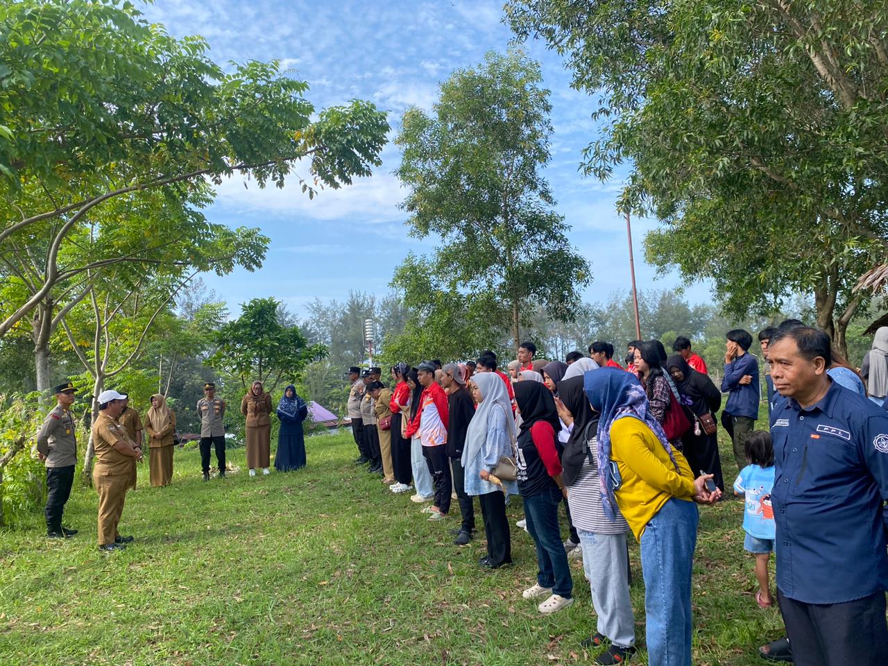Berdoa dan kata pembuka sebelum panen jagung