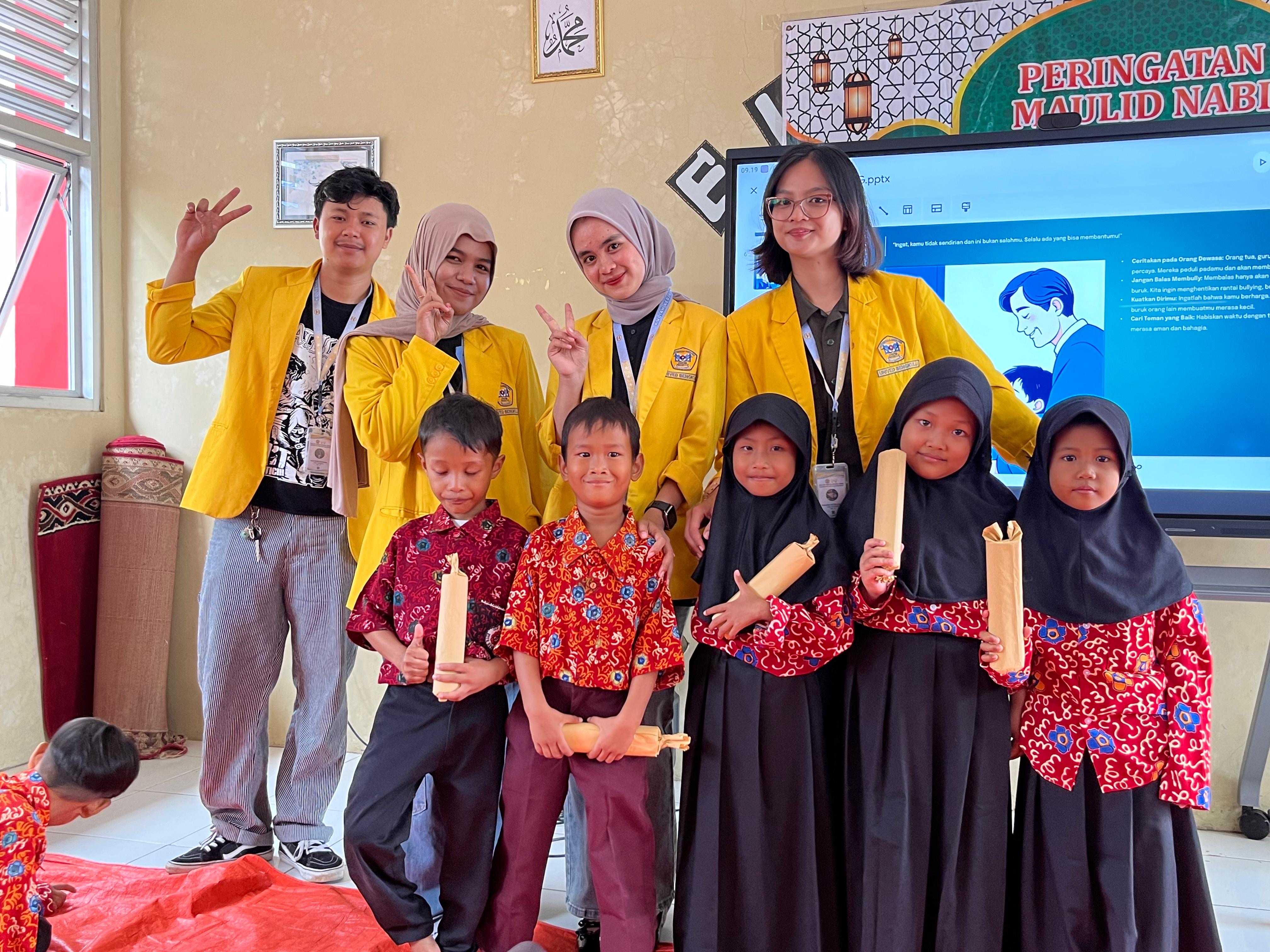 Foto bersama adek-adek yang paling banyak bertanya