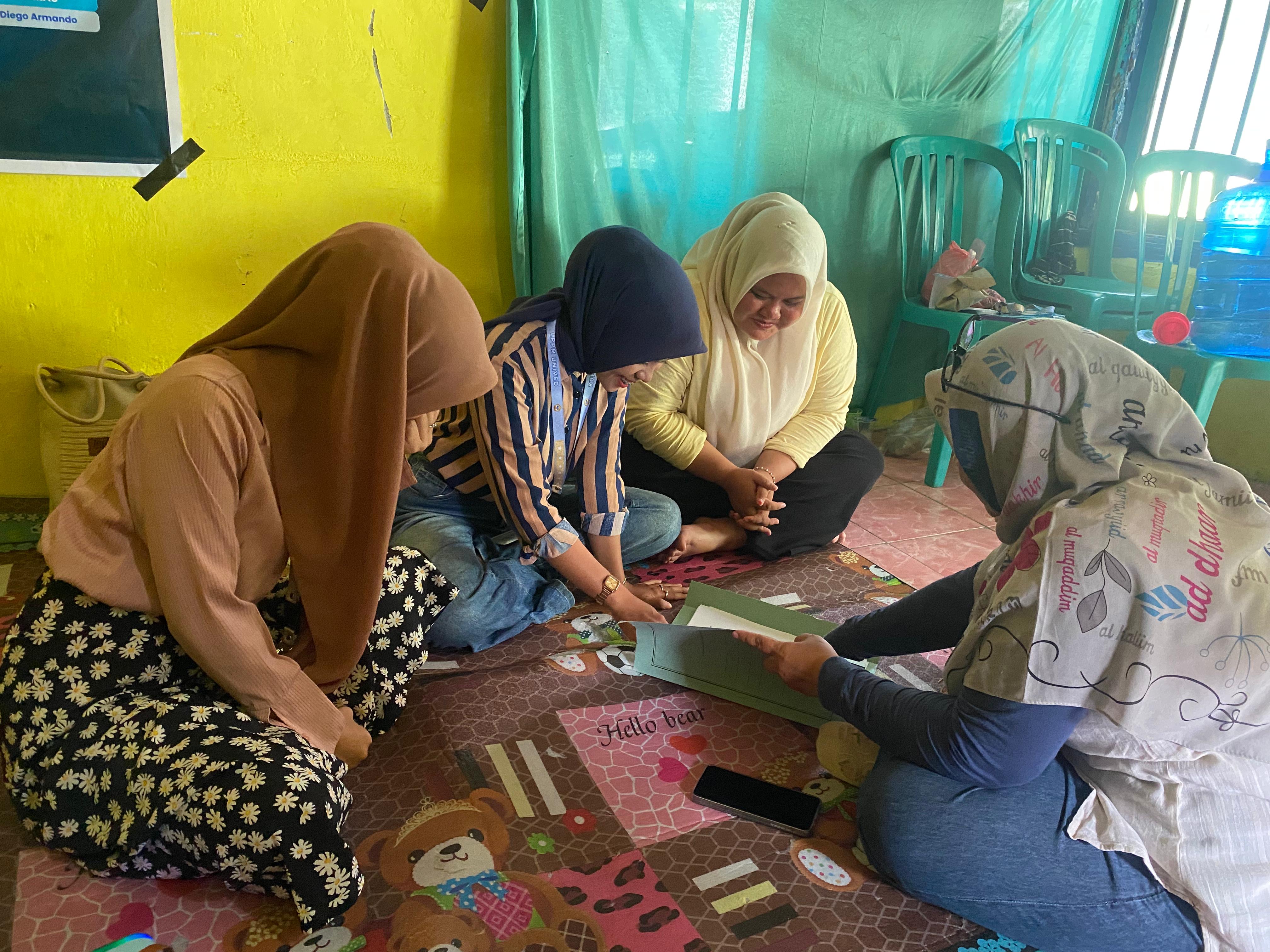 Kunjungan ibu dpl keposko 47 rt 14 penurunan 