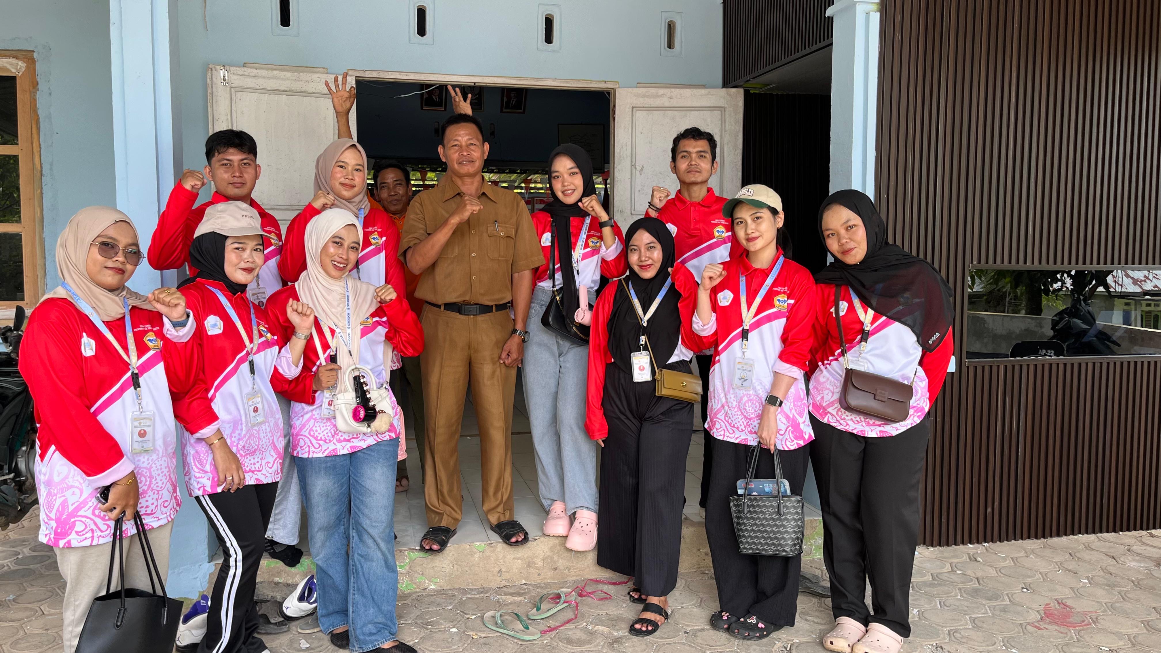 Koordinasi ke kantor desa 