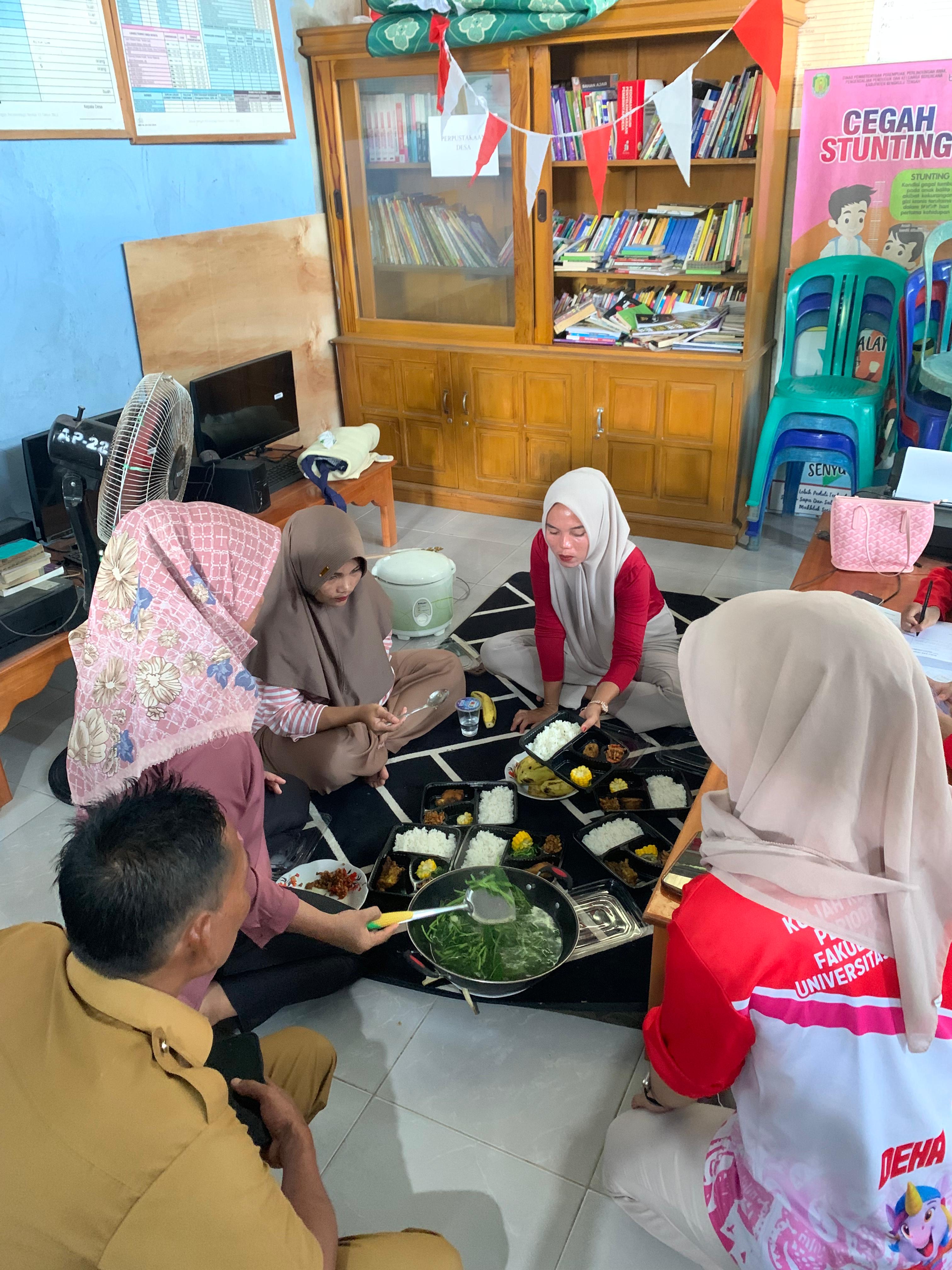 Makan bersama dan masak