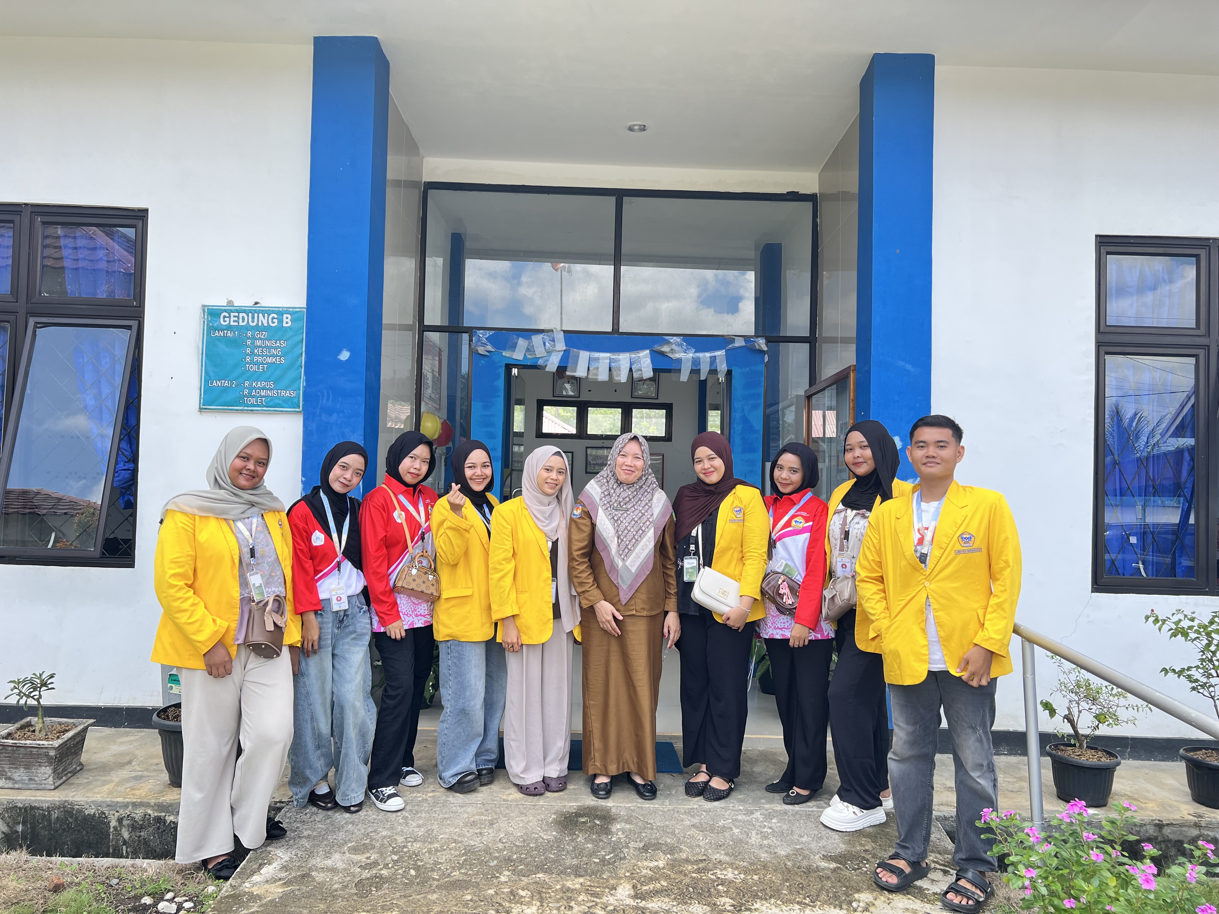 Kunjugan ke puskesmas tabalagan 
