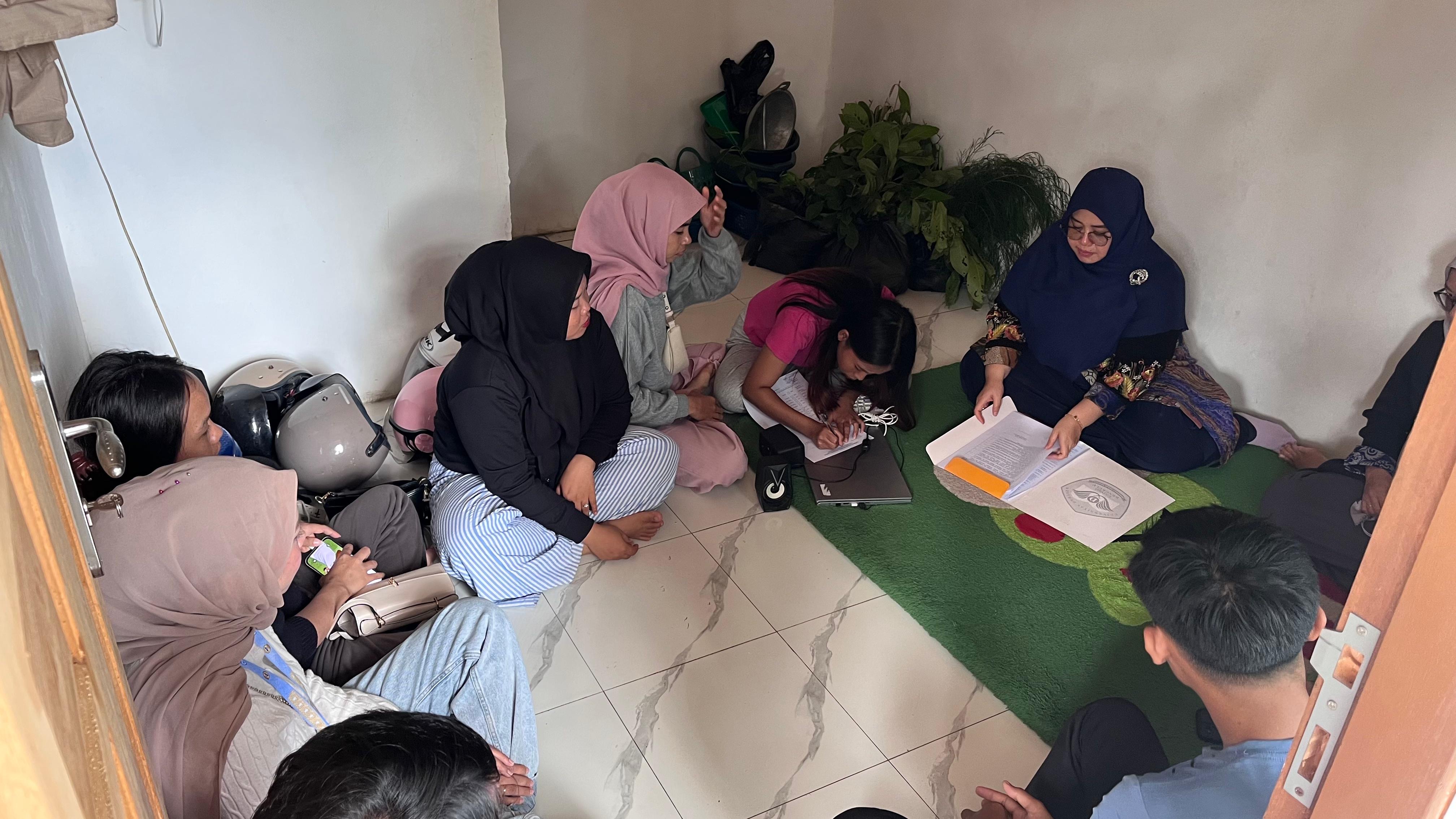 Kunjungan Tim Monev LPPM Ke Posko Kelompok 14