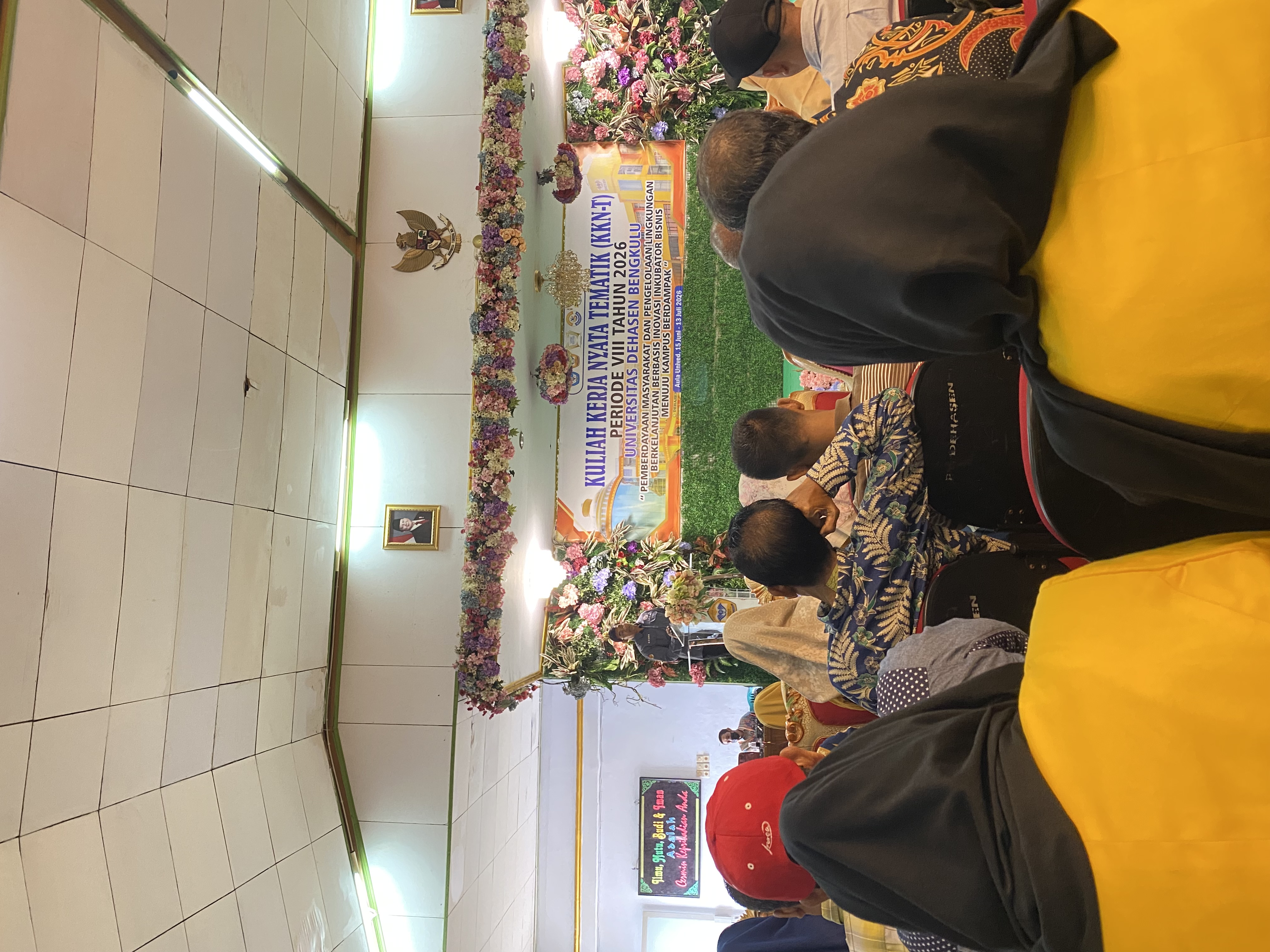 Pembukaan Kuliah Kerja Nyata Tematik (KKN-T) Periode VIII Tahun 2026 Universitas Bengkulu