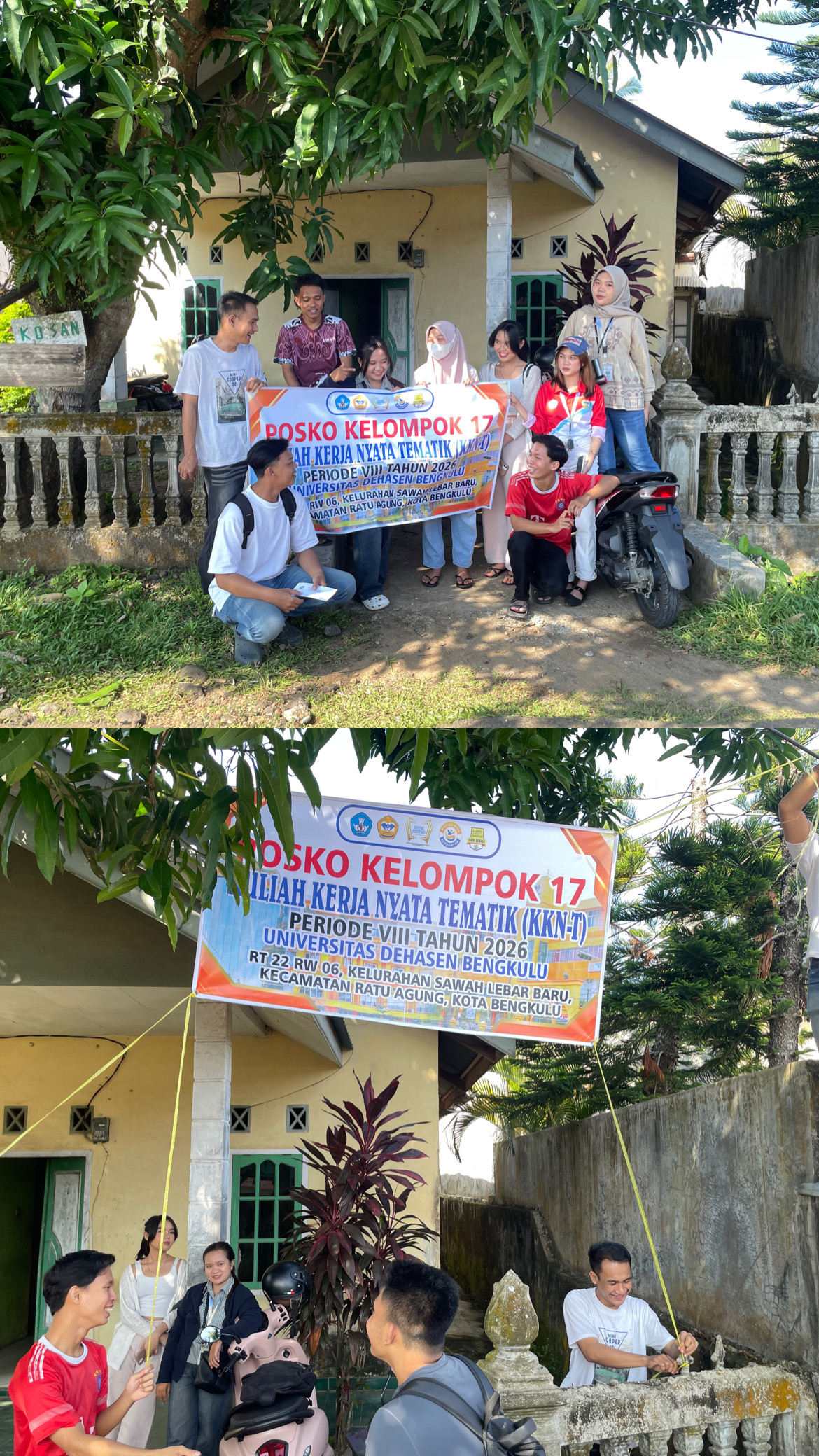 MEMASANG SPANDUK