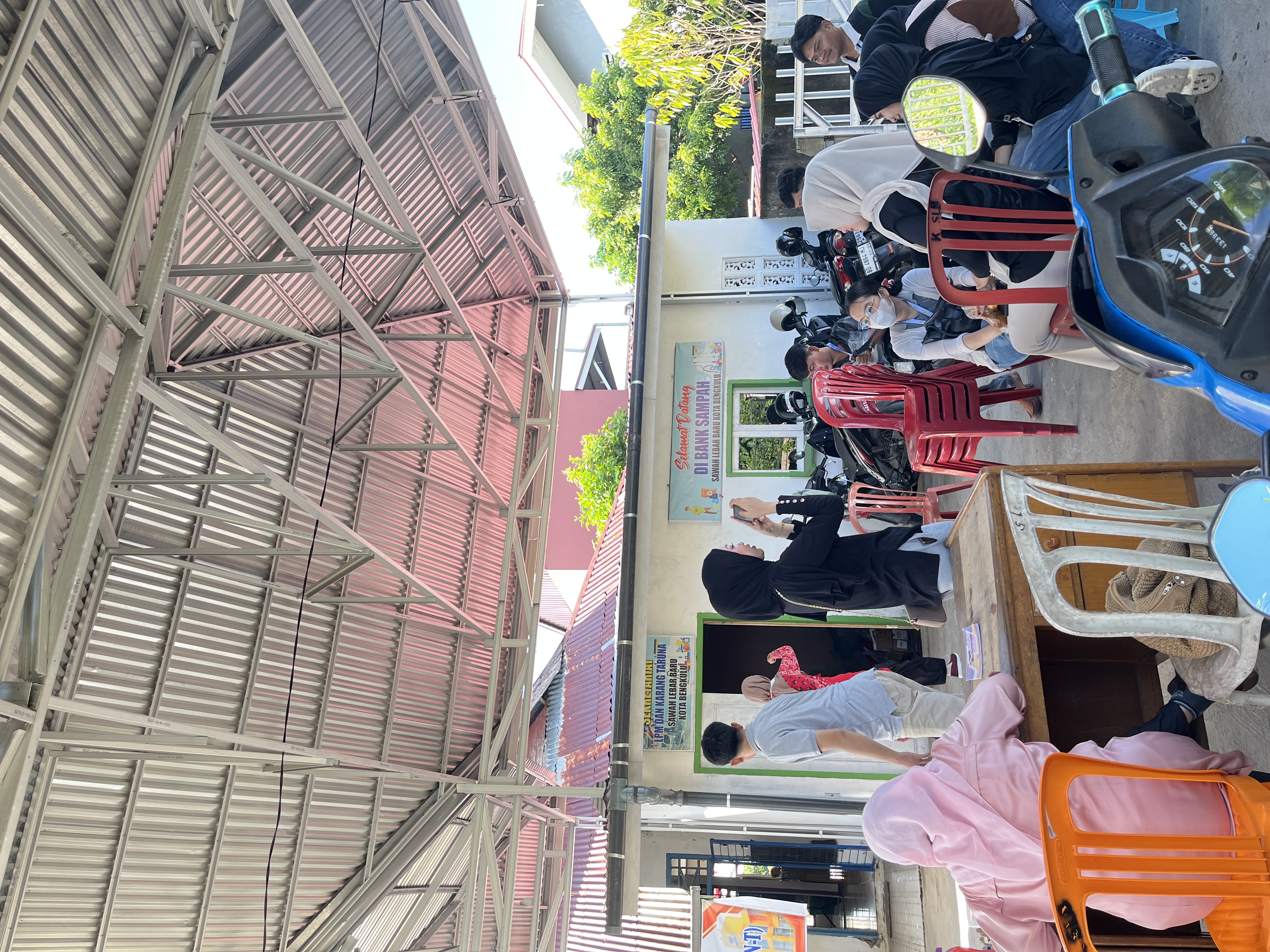Kunjungan ke kantor lurah (Bank Sampah)