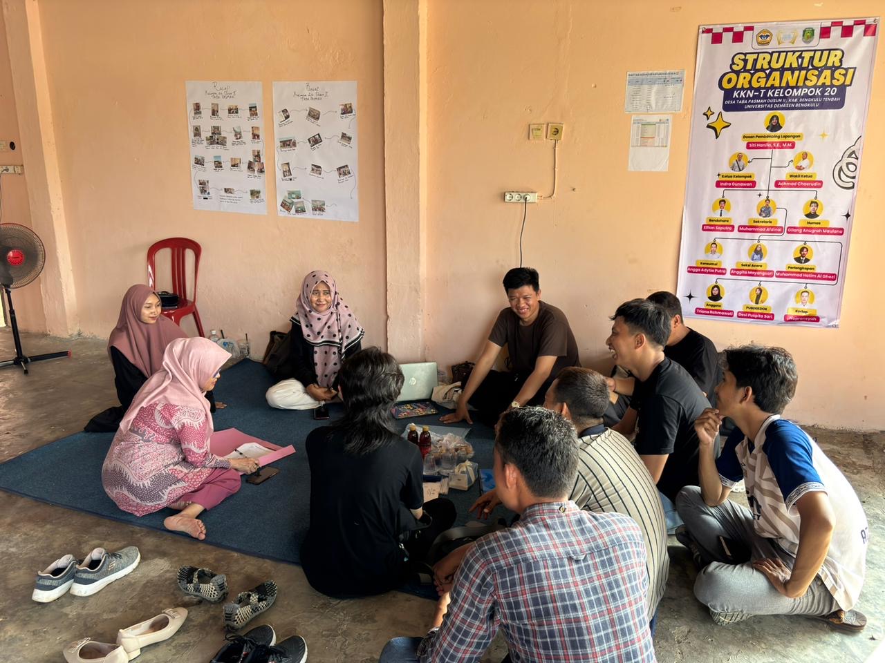 Monev LPPM dan team melakukan pengecekan hasil dari proker kelompok 20