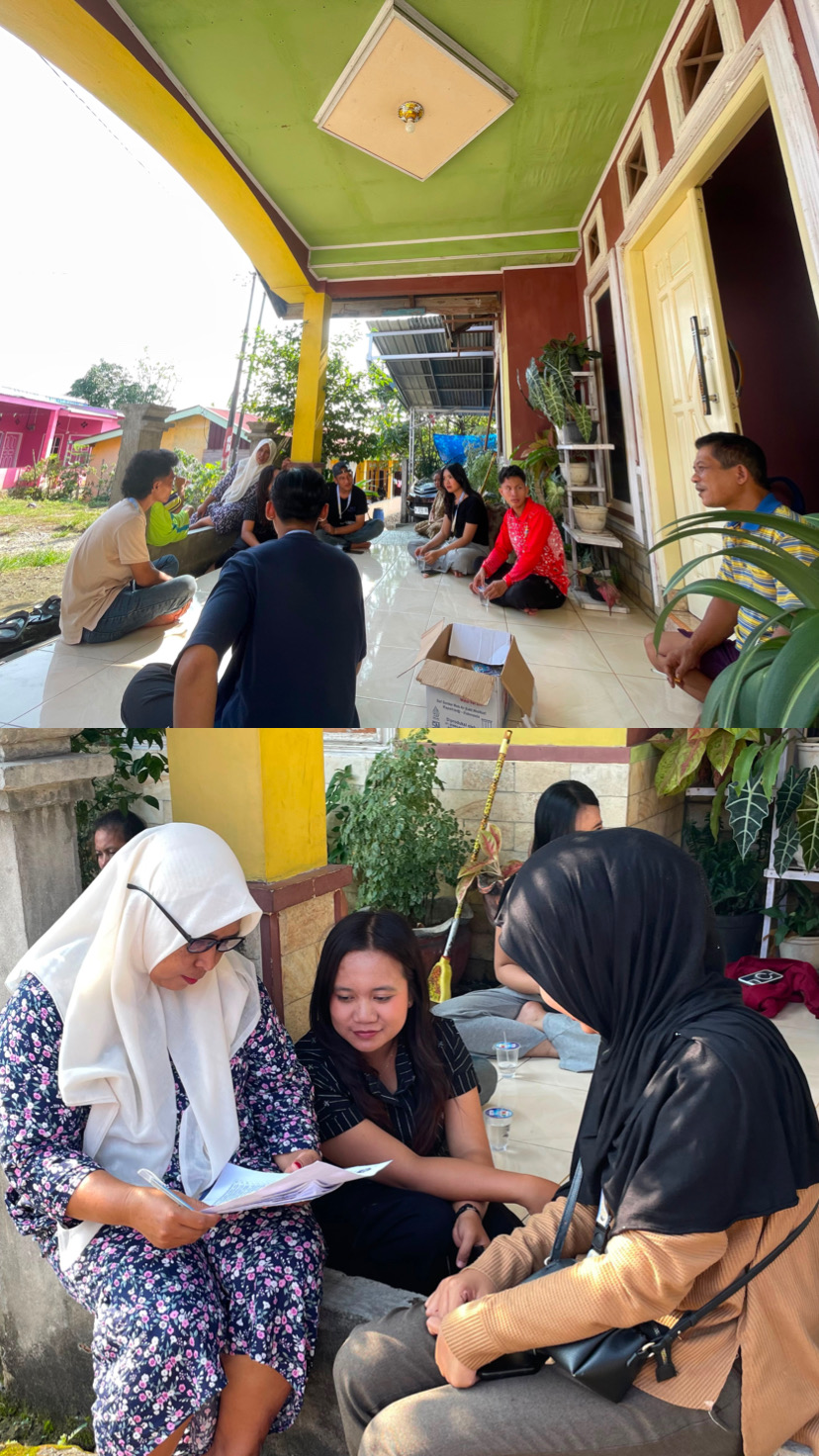 SOSIALISASI DAN PENYEBARAN ANGKET.