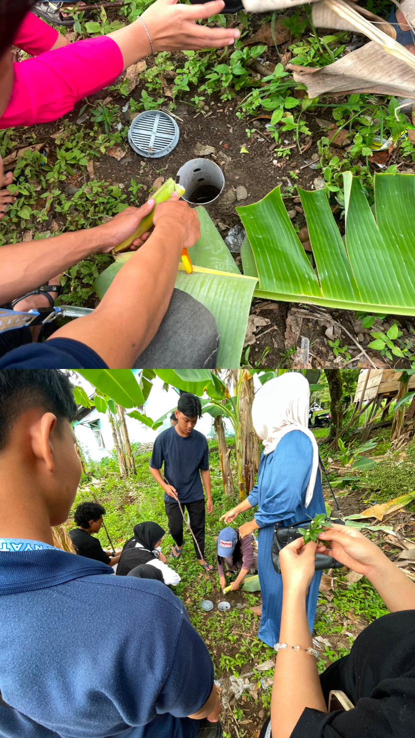 PENGECEKAN DAN PENGISIAN LOBANG BIOPORI.