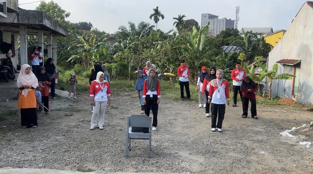 Kegiatan senam sehat bersama RT 13 sawah lebar baru.
