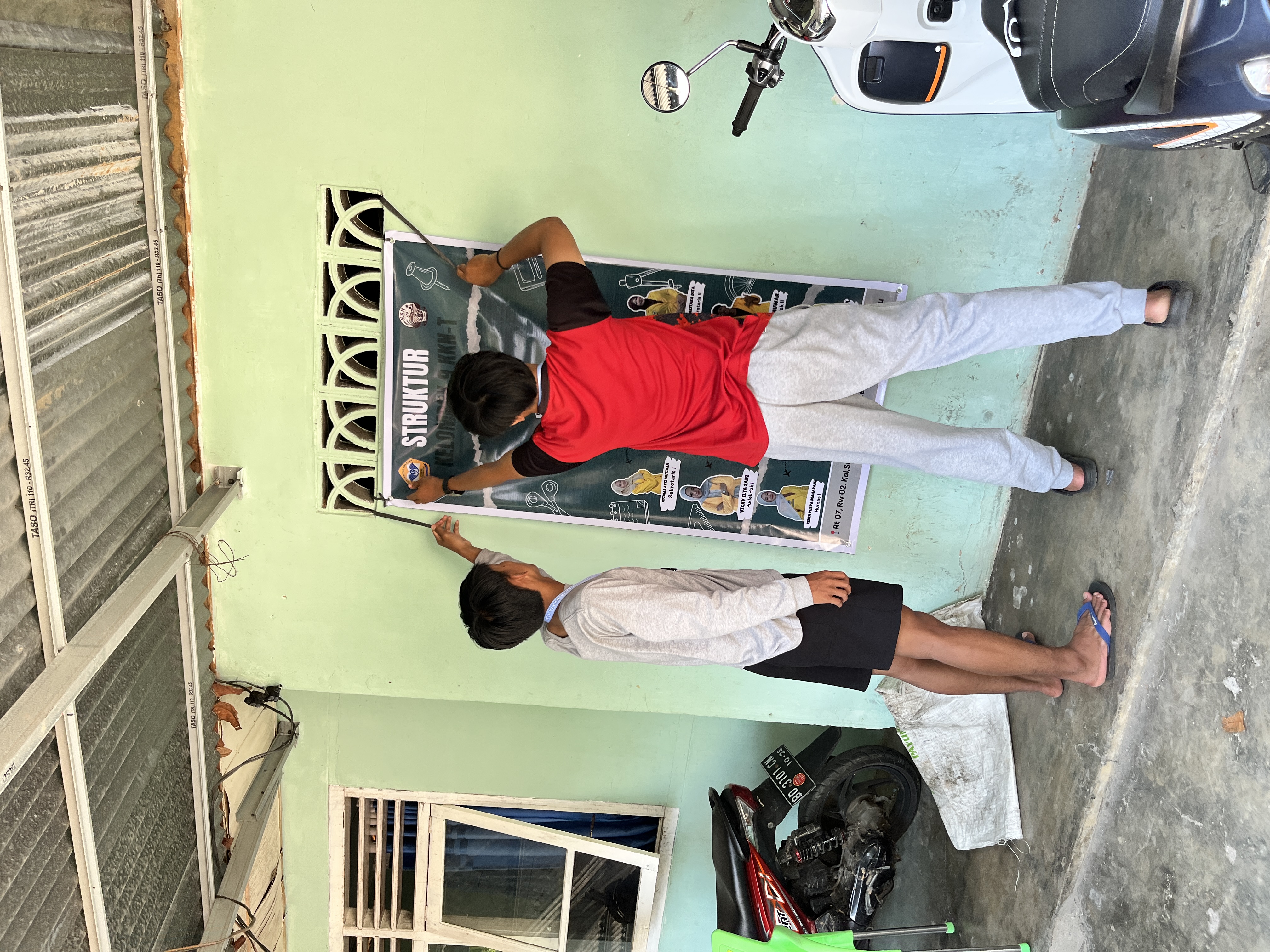  Pemasangan Struktur Organisasi Kelompok 09 