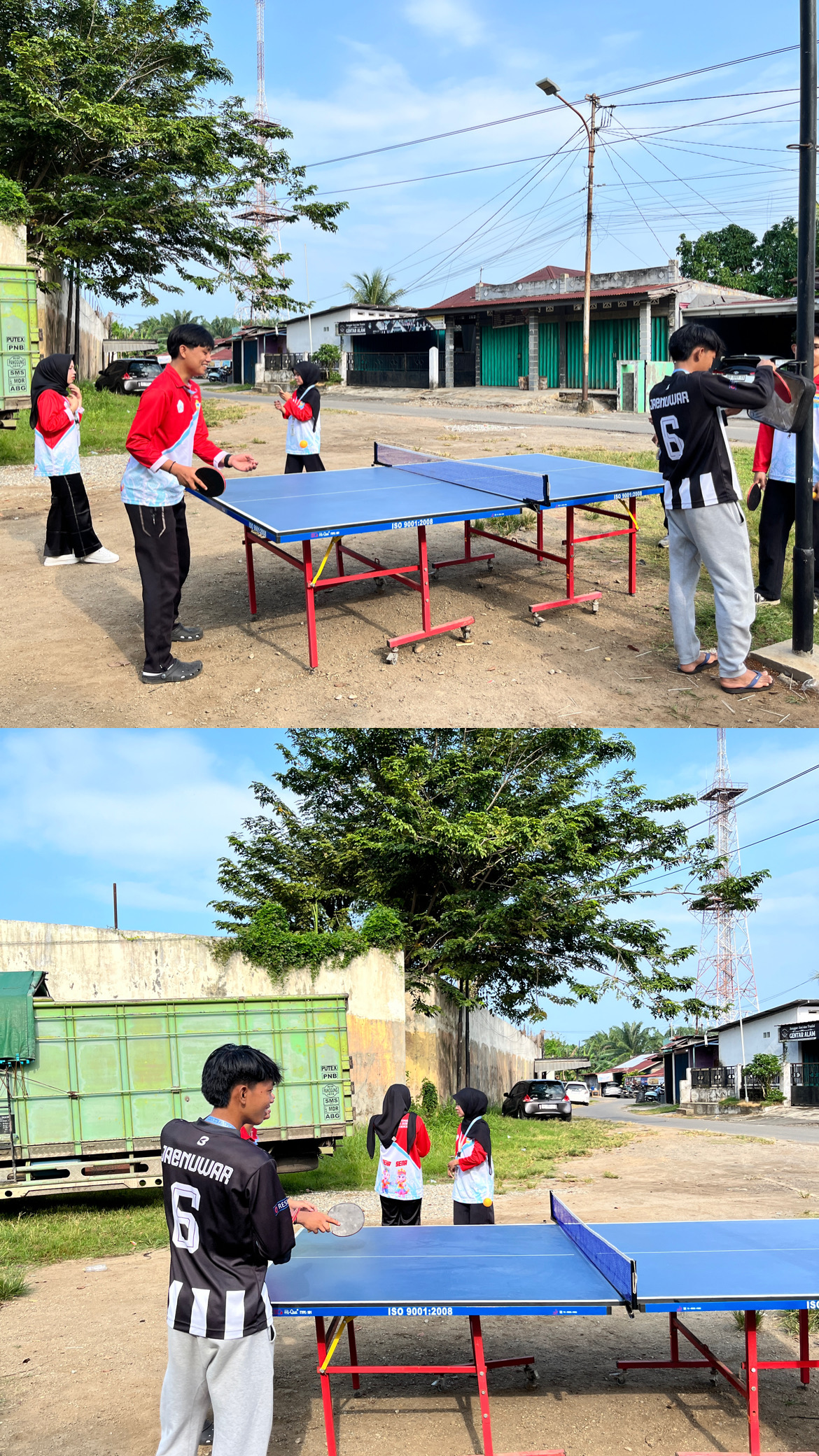 Main Tenis Meja Bareng Rapak-Rapak, kelompok 9