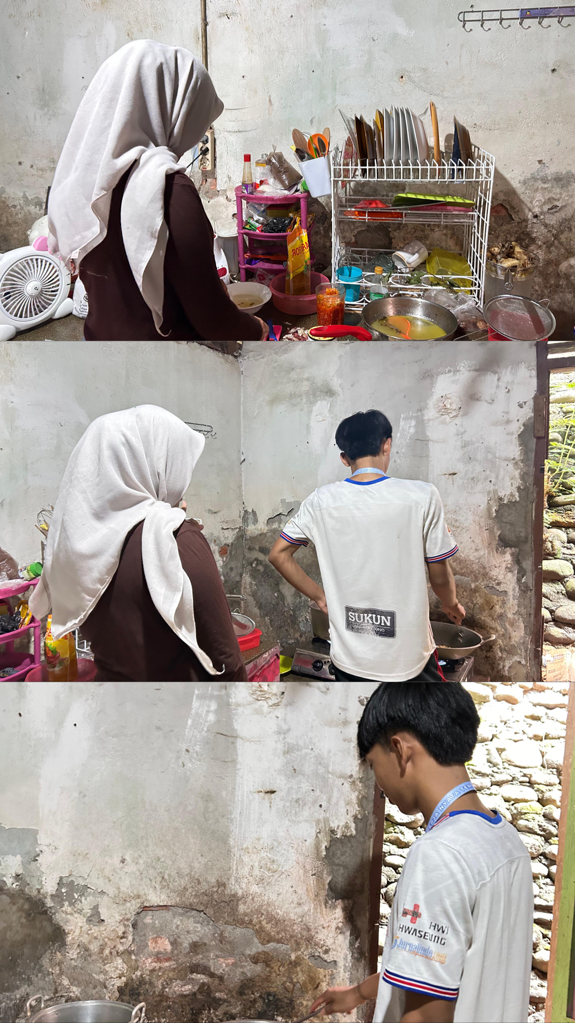 Kegiatan Masak Bersama Makan Siang KKN Kelompok 9
