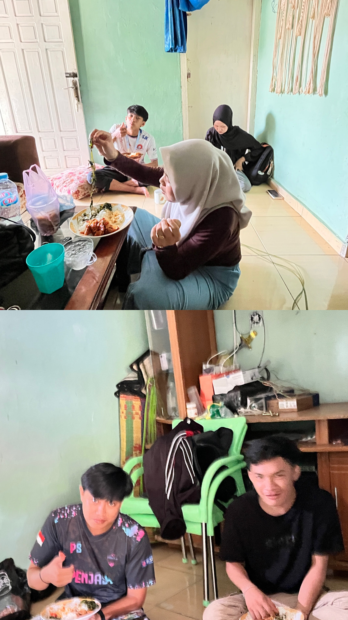 Makan Siang Bersama KKN Kelompok 9 di Posko RT 07