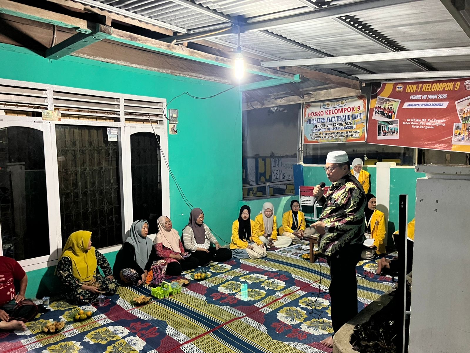 Kata Sambutan Ketua RW 02 pada Sosialisasi Pengolahan Sampah KKN Kelompok 9