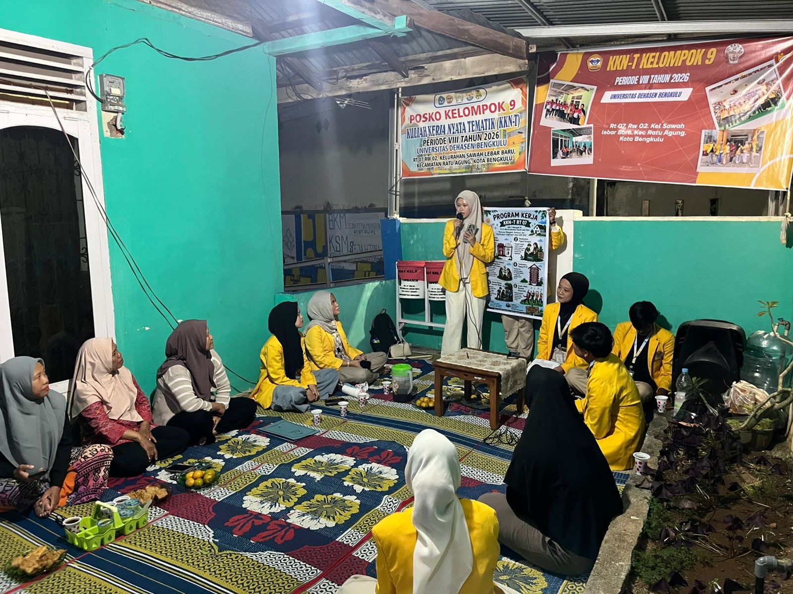 Penyampaian Program Kerja KKN Kelompok 9 kepada Warga RT 07 RW 02
