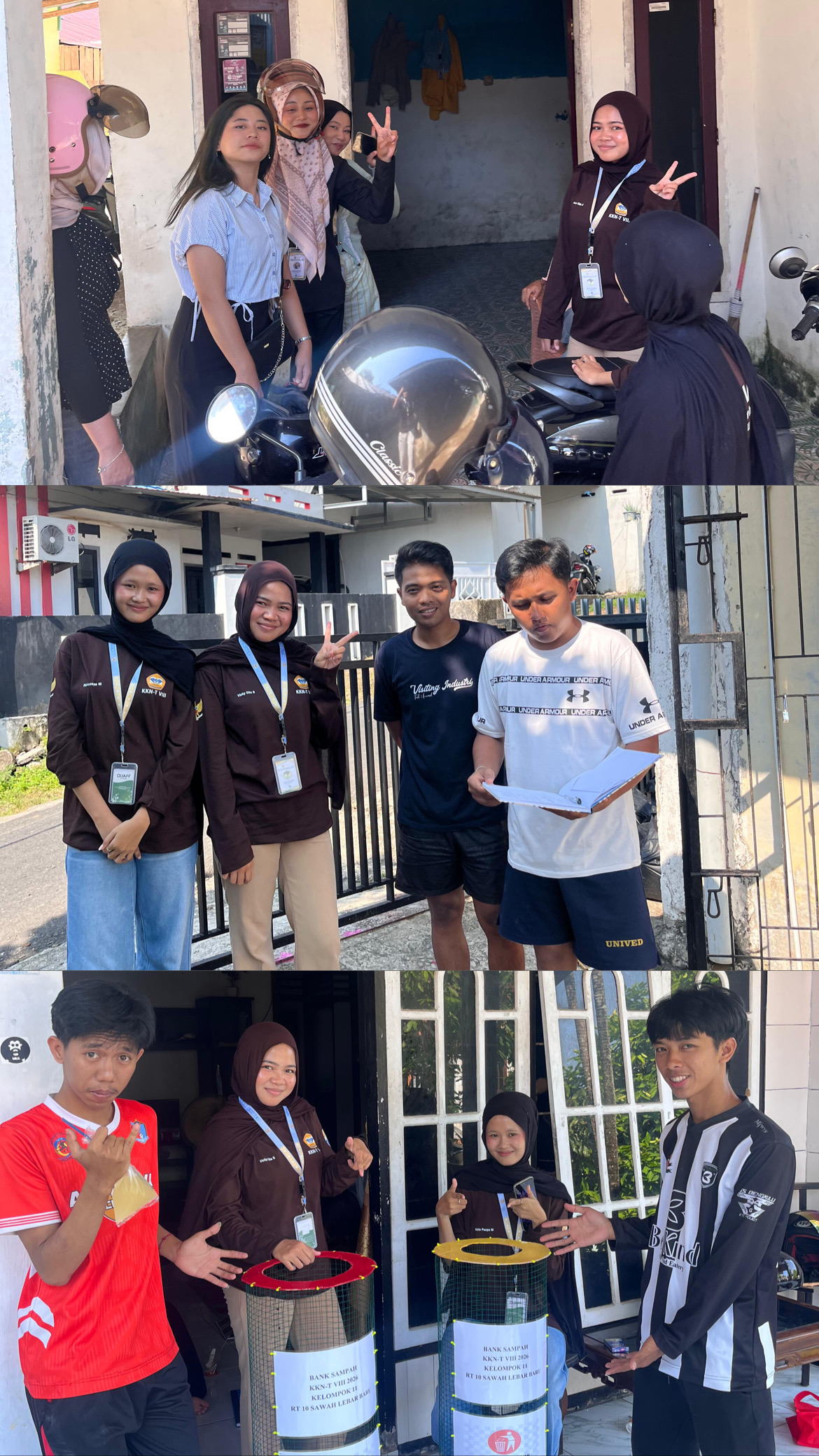 Silaturahmi dan Kunjungan KKN Kelompok 9 ke Posko Tetangga